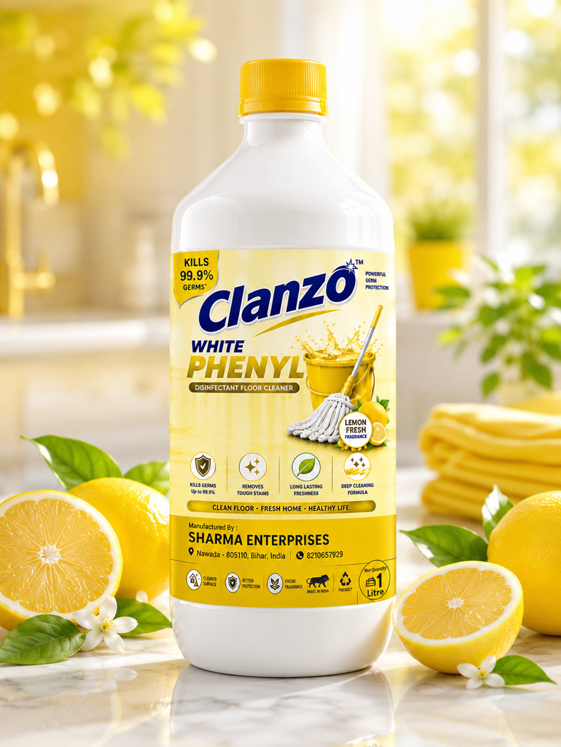 Image of Clanzo Lemom Flavor floor Cleaner Lemon