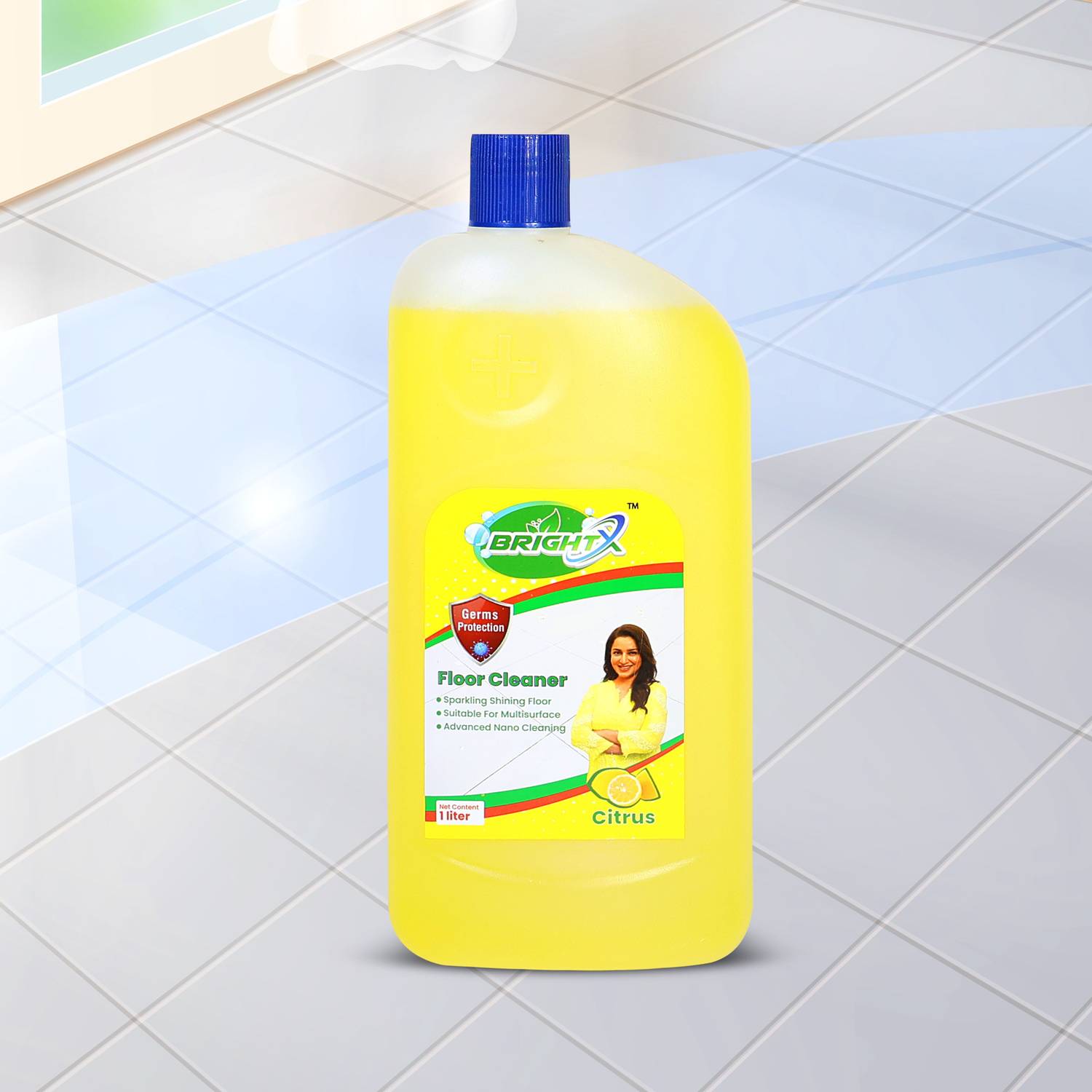 Brightx Deep Cleaning Floor Cleaner For Home And Bathroom Citrus
