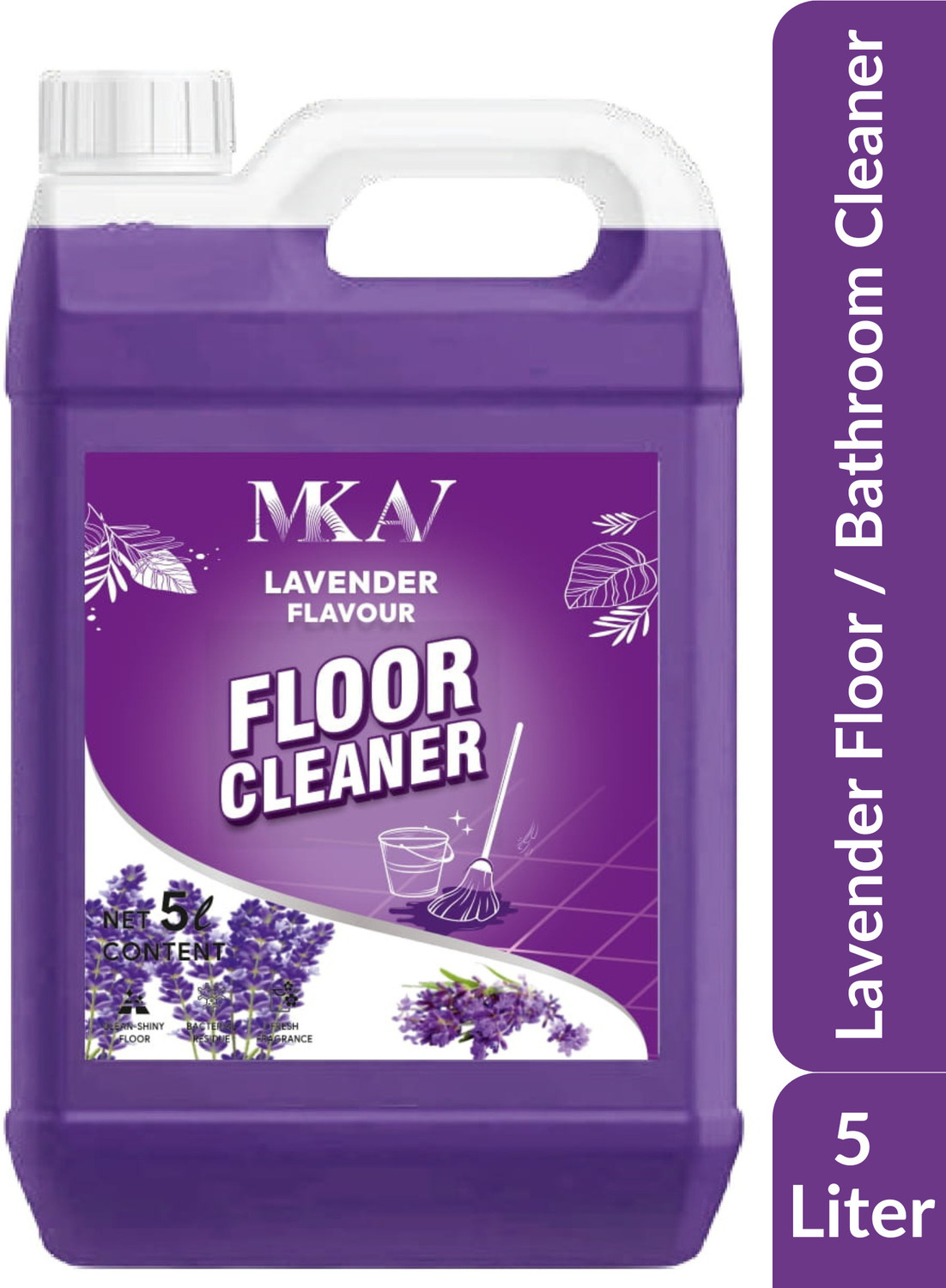 Image of MKAV Ultra Clean Floor & Bathroom Cleaner-Kills Germ, Safe on Tiles, Marble & Granite Lavender