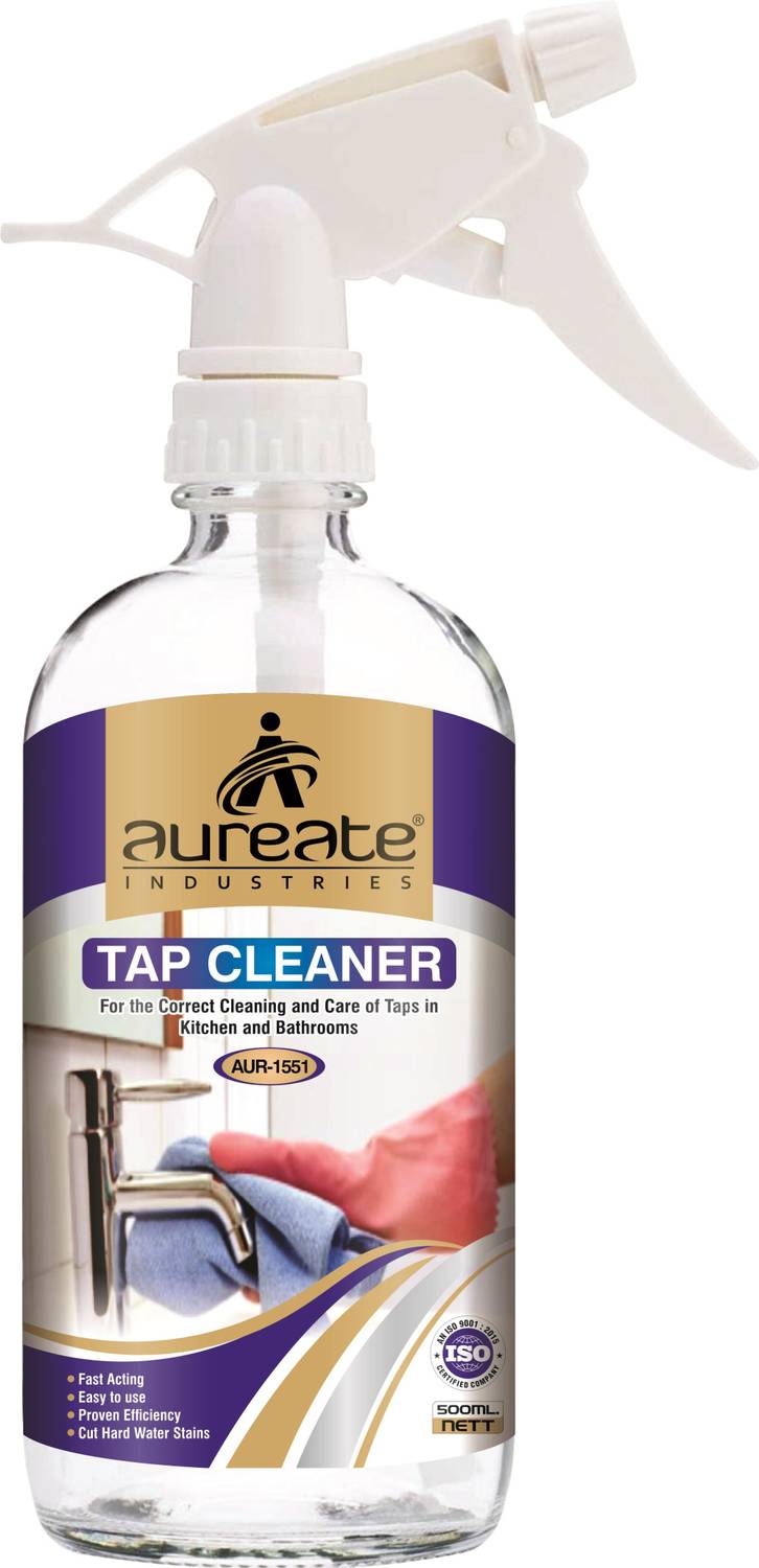 Aureate Tap Cleaner Hard Water Stain Remover For Kitchen & Bathroom Water Spot Cleaner Lime