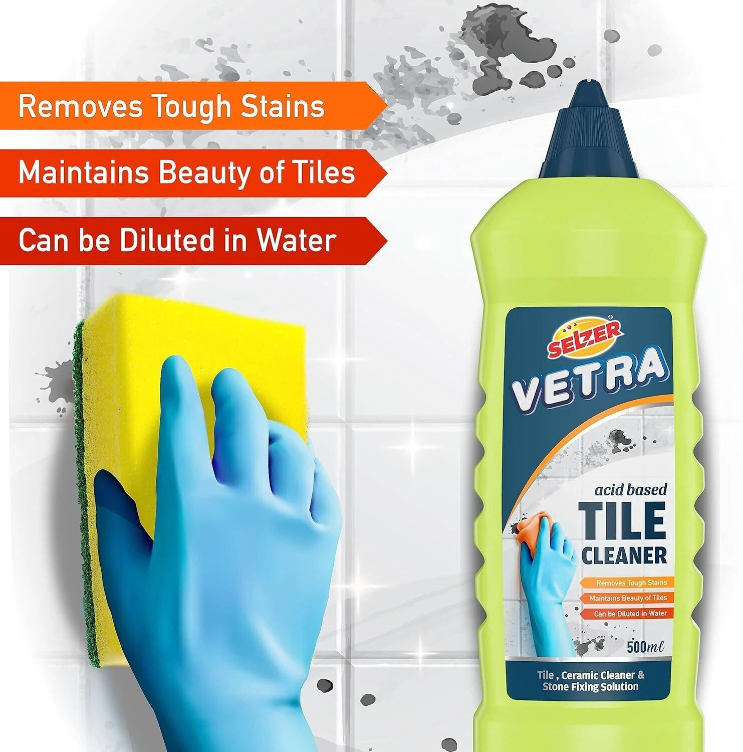 Image of SELZER Tile Cleaner | Remove Tough spots -