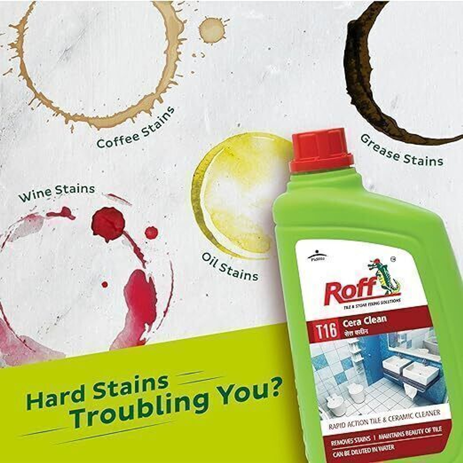 Image of Pidilite Roff Cera Clean Tile,Ceramic Cleaner,removes stubborn stain Citrus