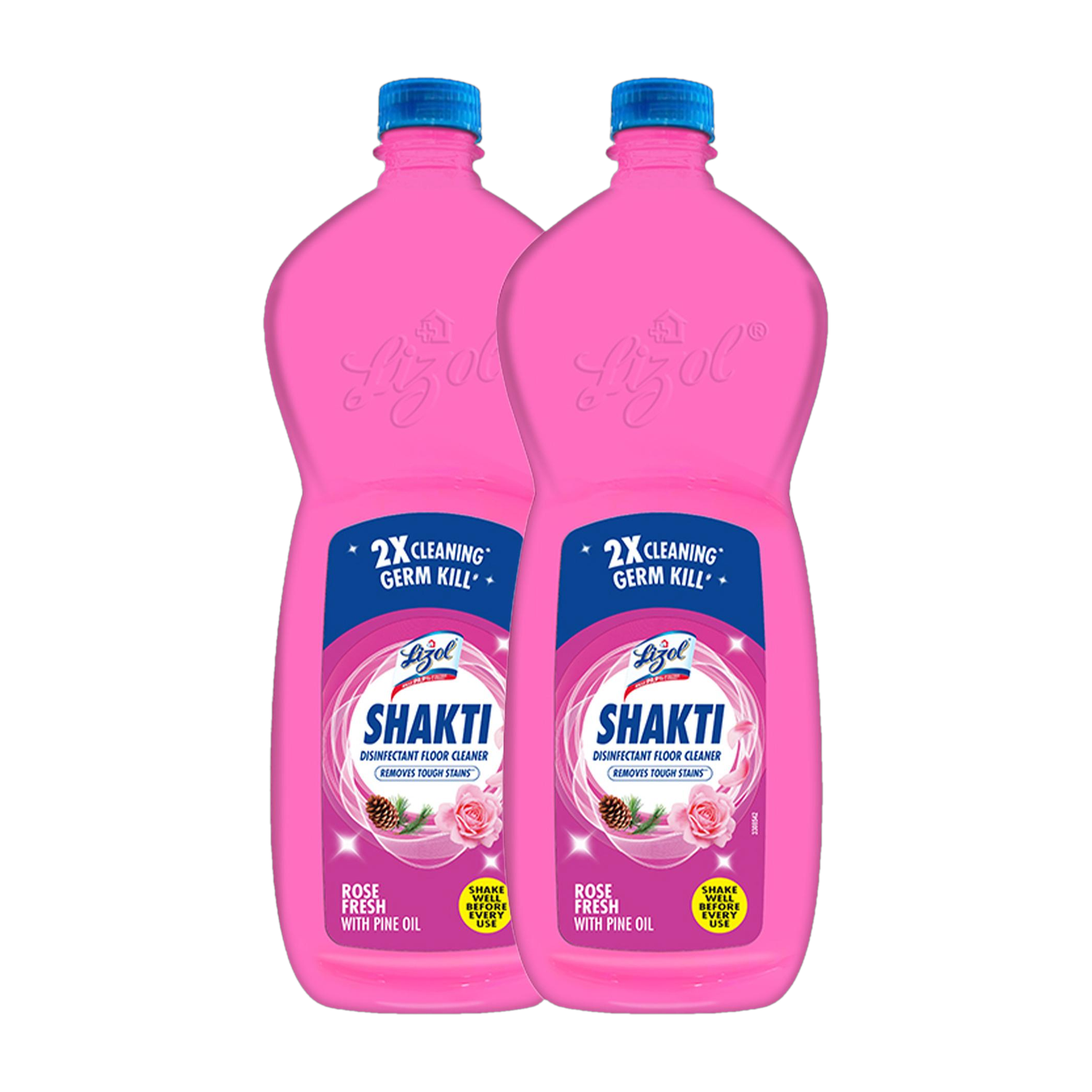 Image of Lizol Shakti Disinfectant Surface Cleaner,& Floor, Bathroom, Kitchen,Tile, Not Phenyl Rose Fresh