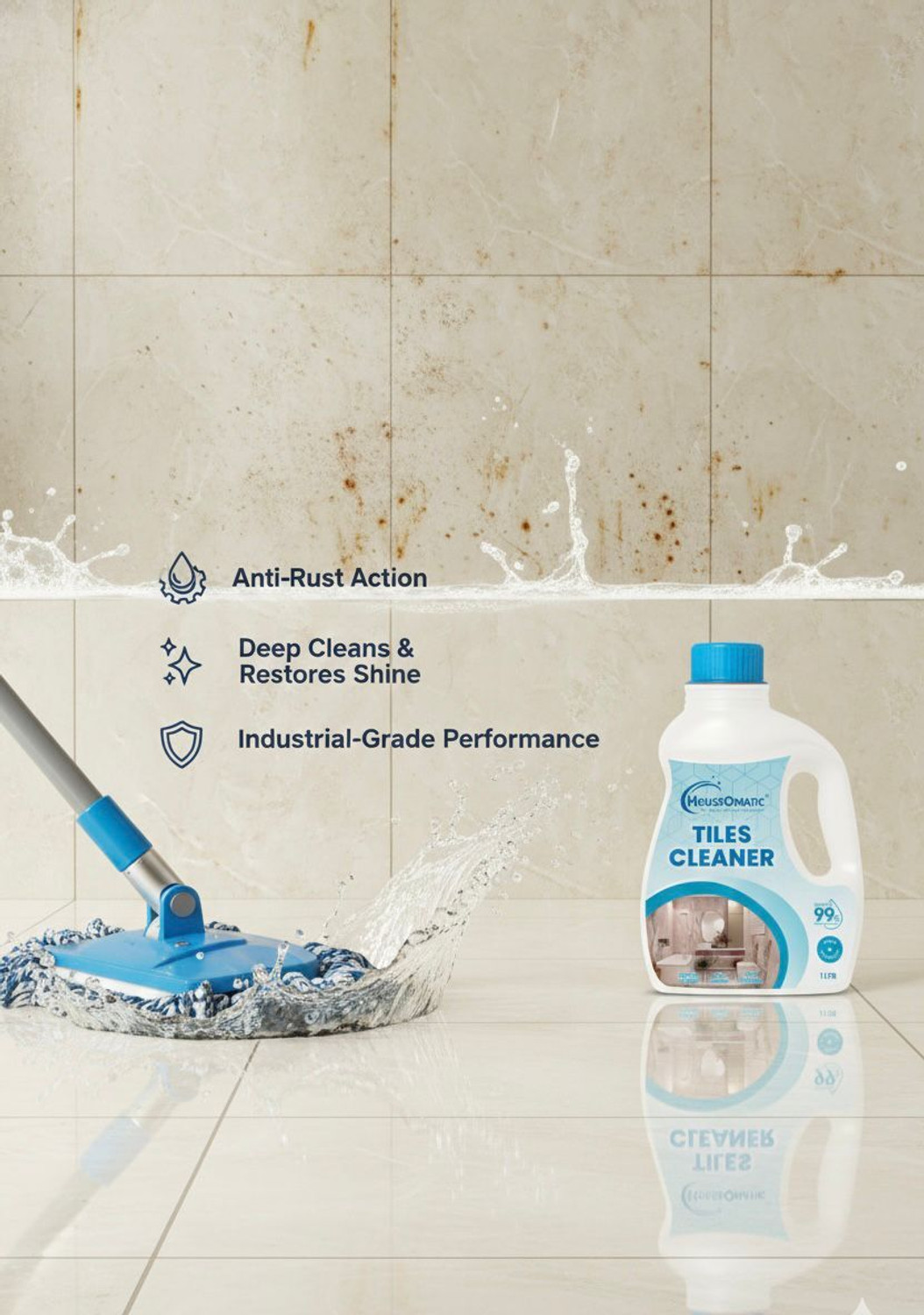 Image of HOUSEOMATIC Tiles Cleaner 1 Ltr | Professional Tile | Floor & Ceramic Cleaner (1 Litre) NA