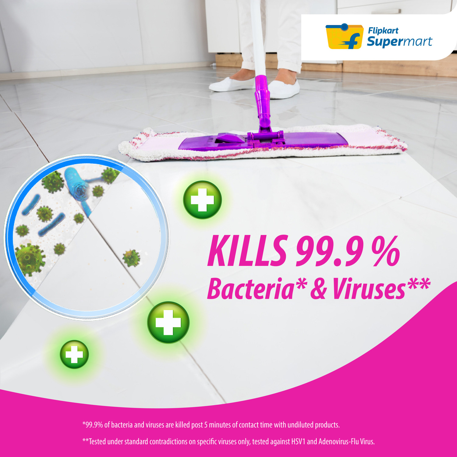 Image of Flipkart Supermart Disinfectant Surface Cleaner - Floral
