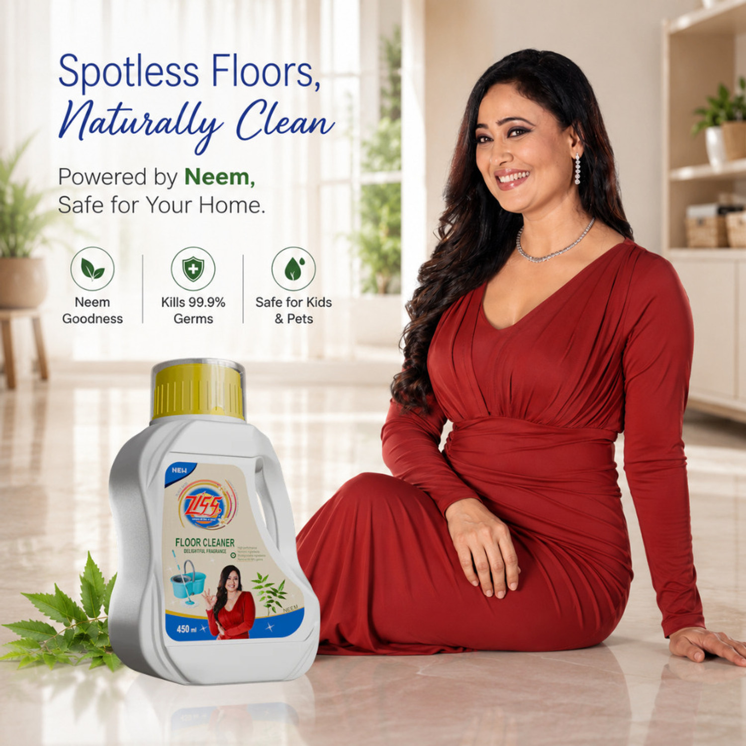 Image of Zigg Floor Cleaner 450ml Delightful Fragrance
