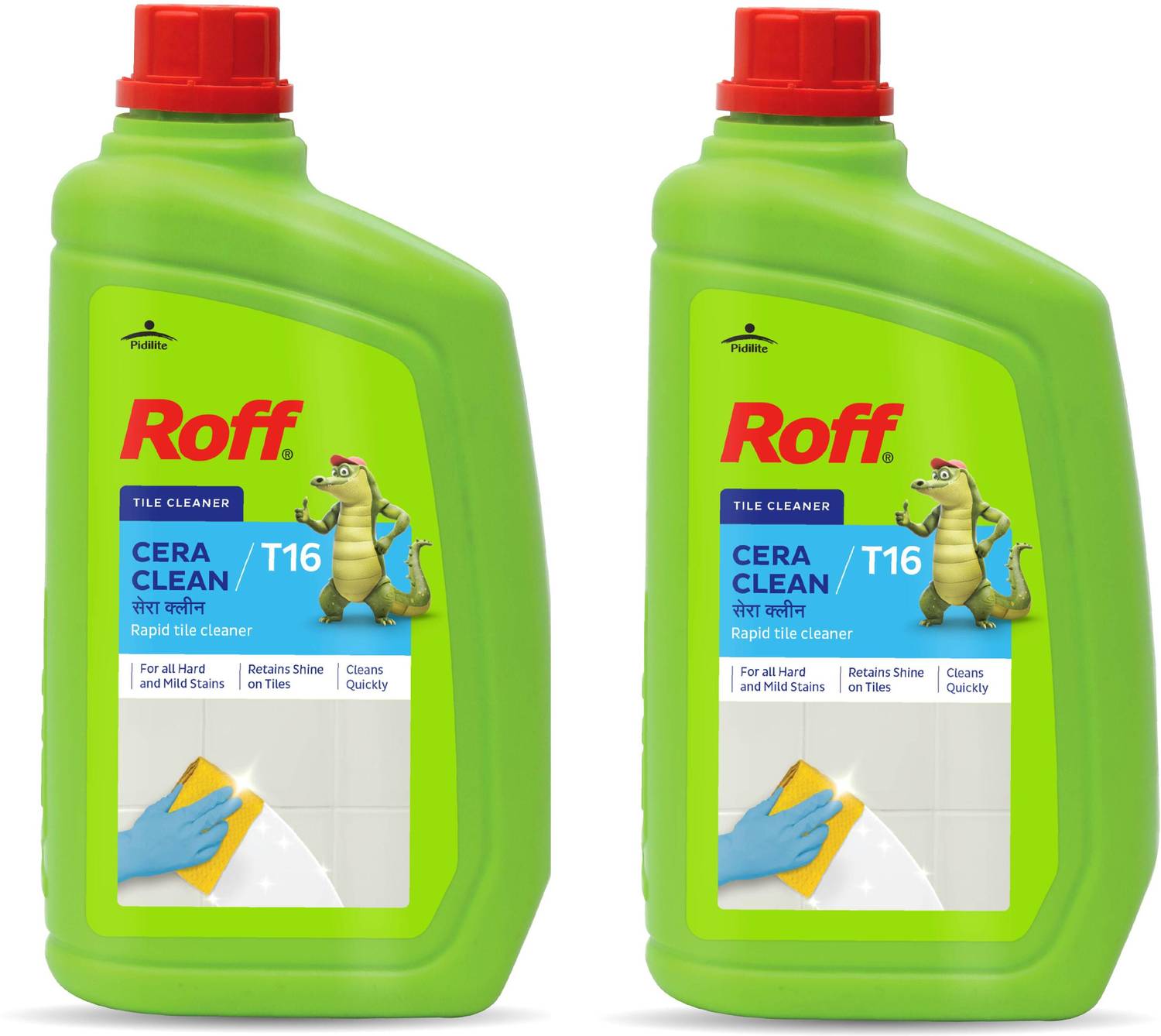 Pidilite T16 Roff Cera Clean Pack of 2, 1 Ltr , Tile, Floor & Cer...mo