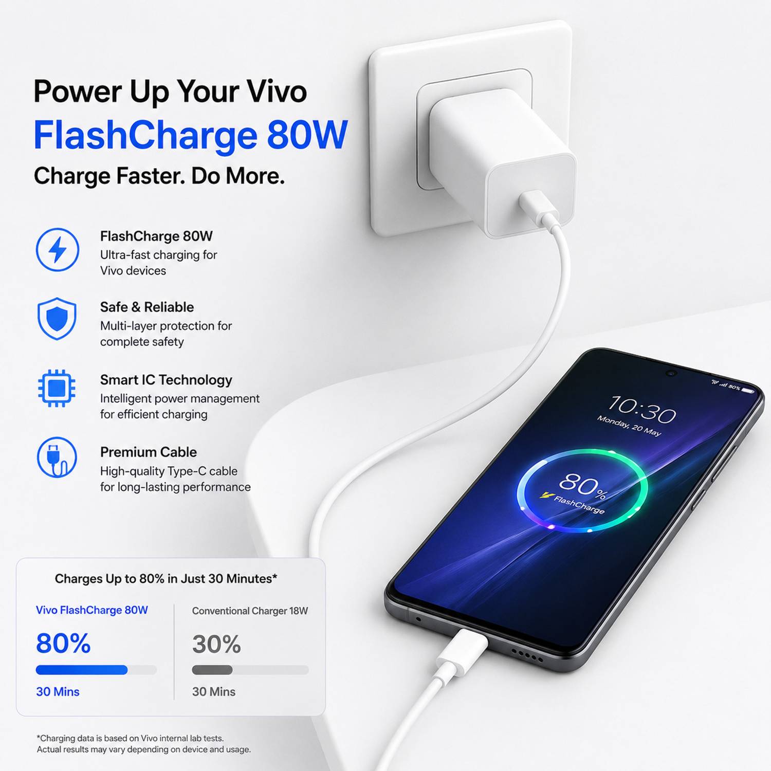 Zingzone 80W Supercharge 4A Wall Charger - Image 4