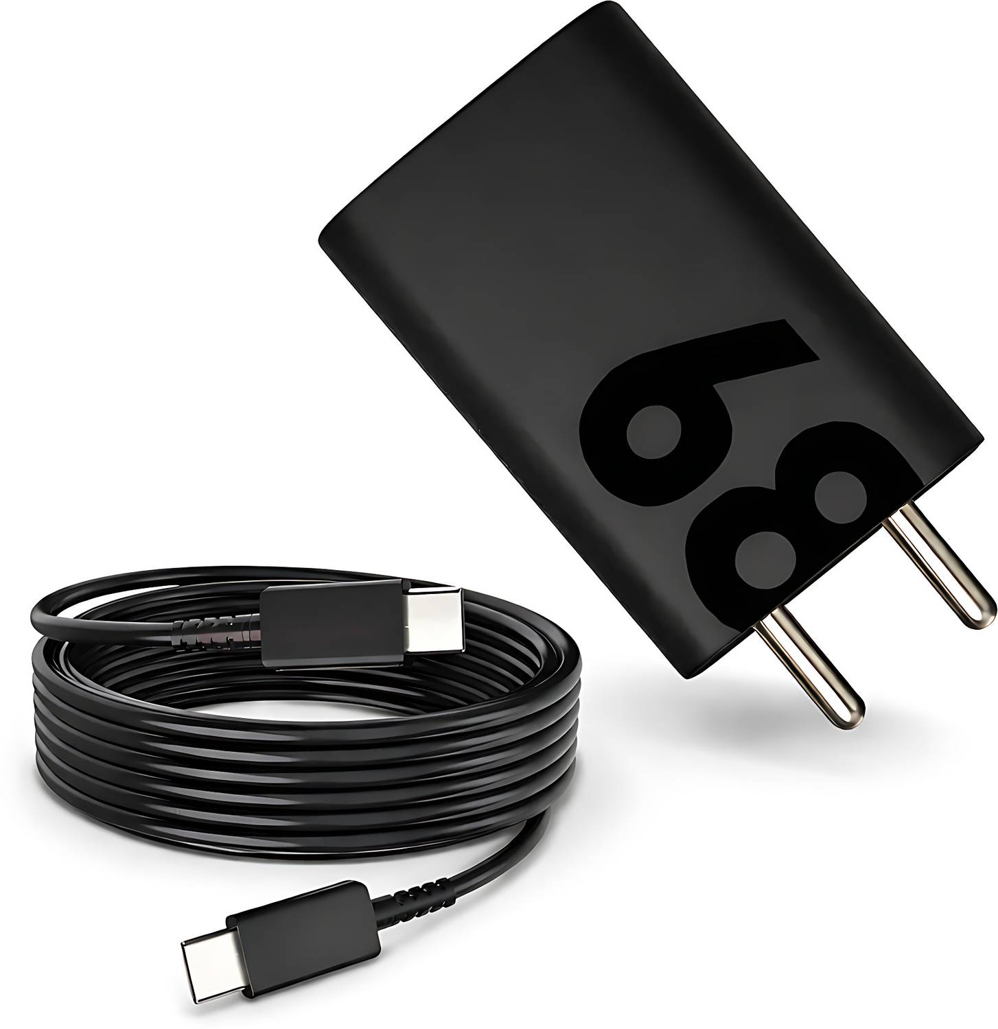 MMAK 68 W TurboPower 3.0 5 A Wall Charger for Mobile with Detachable Cable