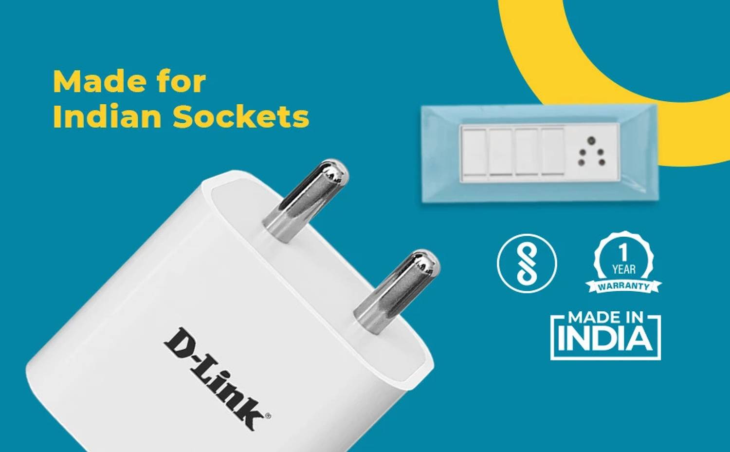 D-Link 20W Quick Charge 20A Dual Port Mobile Charger White - Image 4
