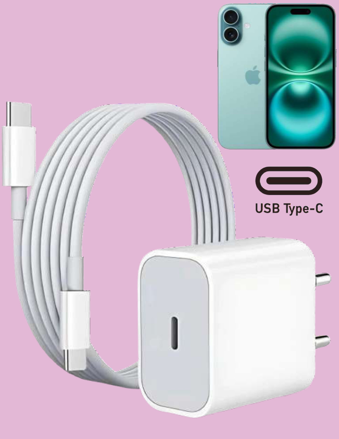 Image of Amozkart 20 W Quick Charge 3.1 A Wall Charger for Mobile (White)