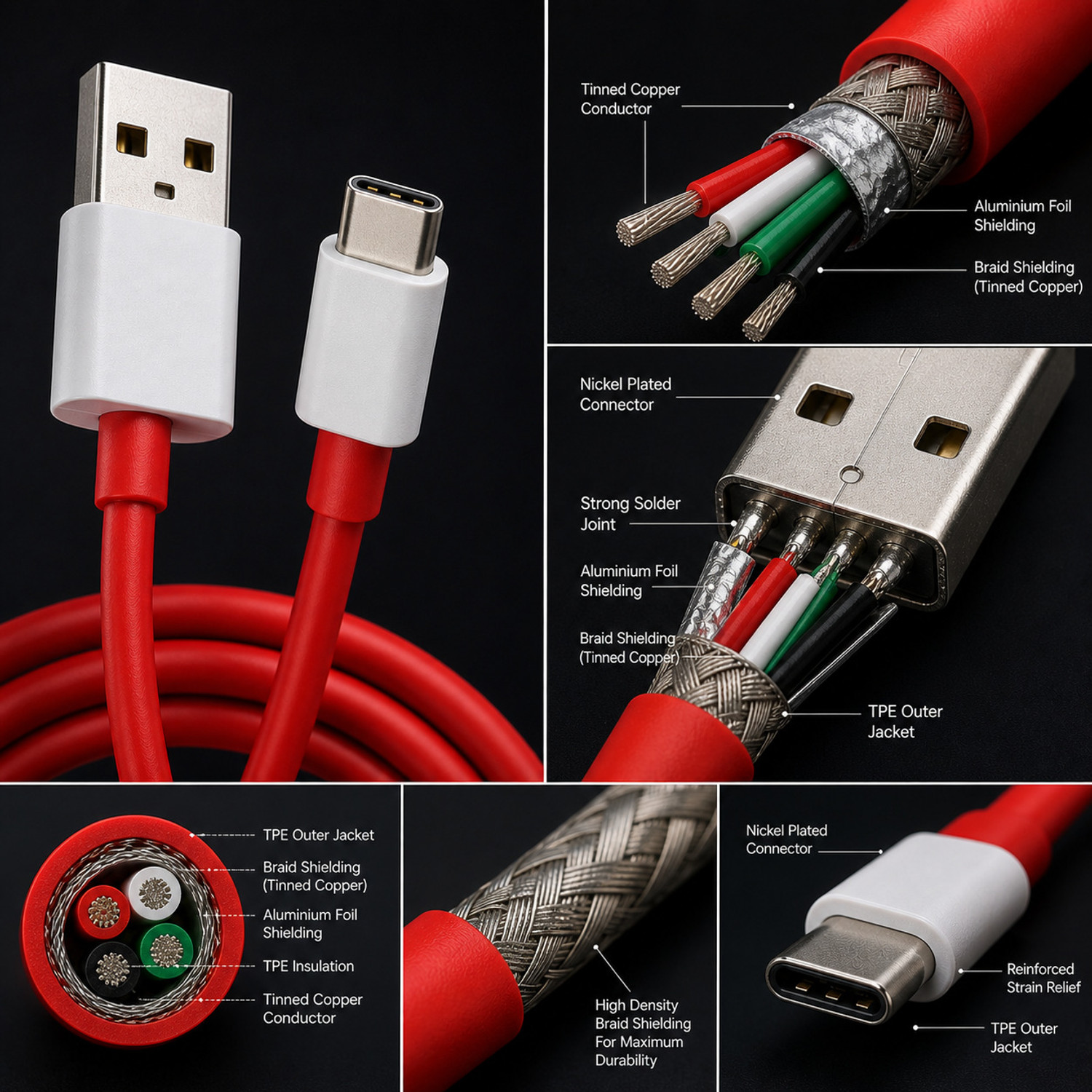 Image of CLAT CLAT SUPERVOOC 80W for Tablets & Cellular Phones 6 A Mobile Charger with Detachable Cable