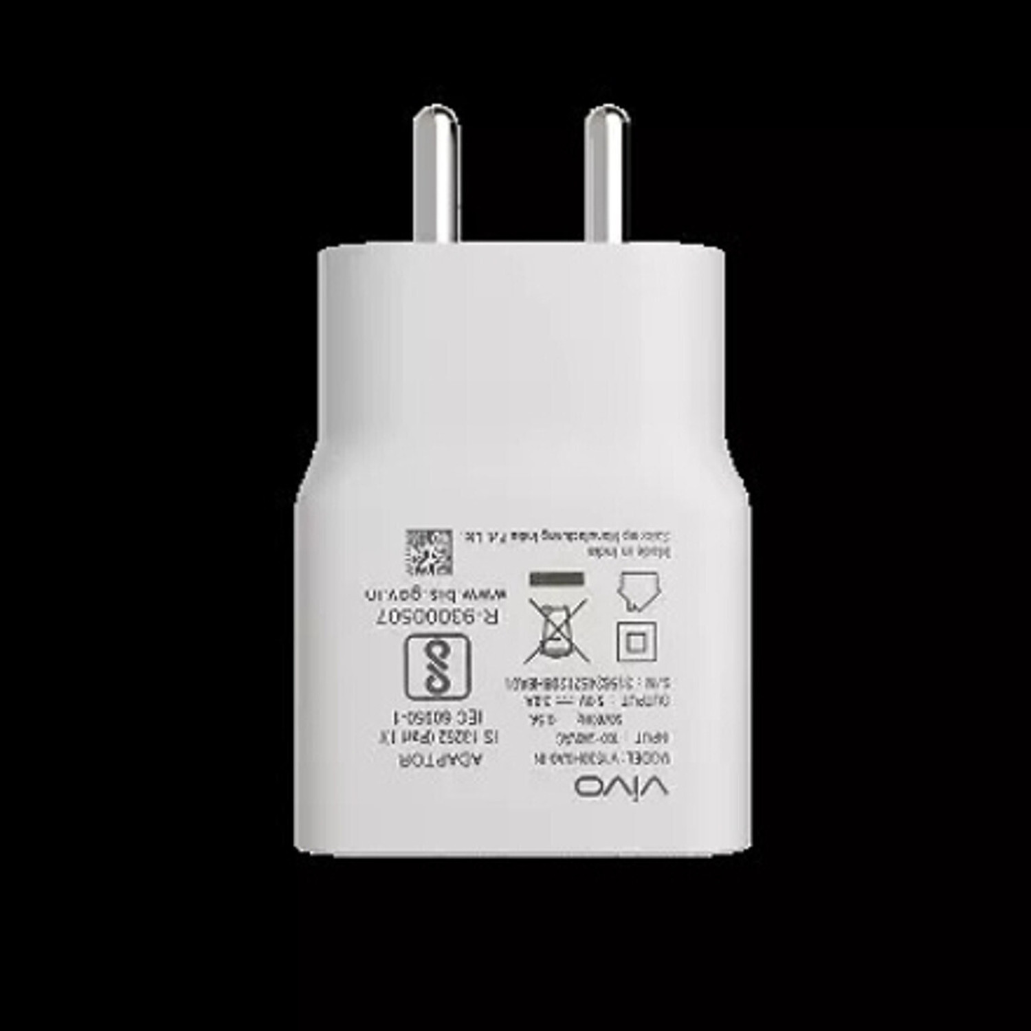 Image of vivo 15 W Supercharge 3 A Wall Charger for Mobile with Detachable Cable