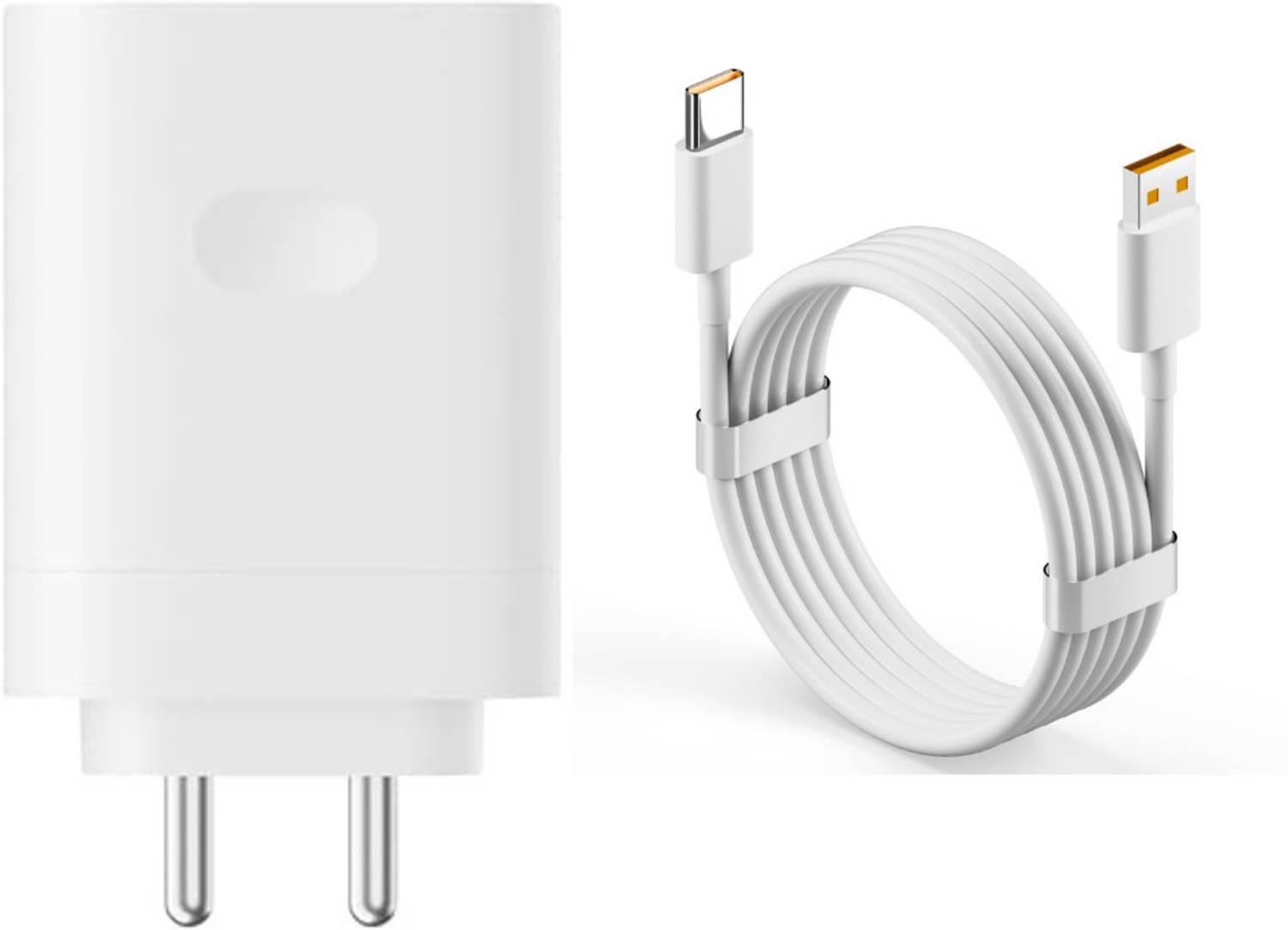 RYIK 120 W SuperVOOC 12 A Wall Charger for Mobile with Detachable Cable