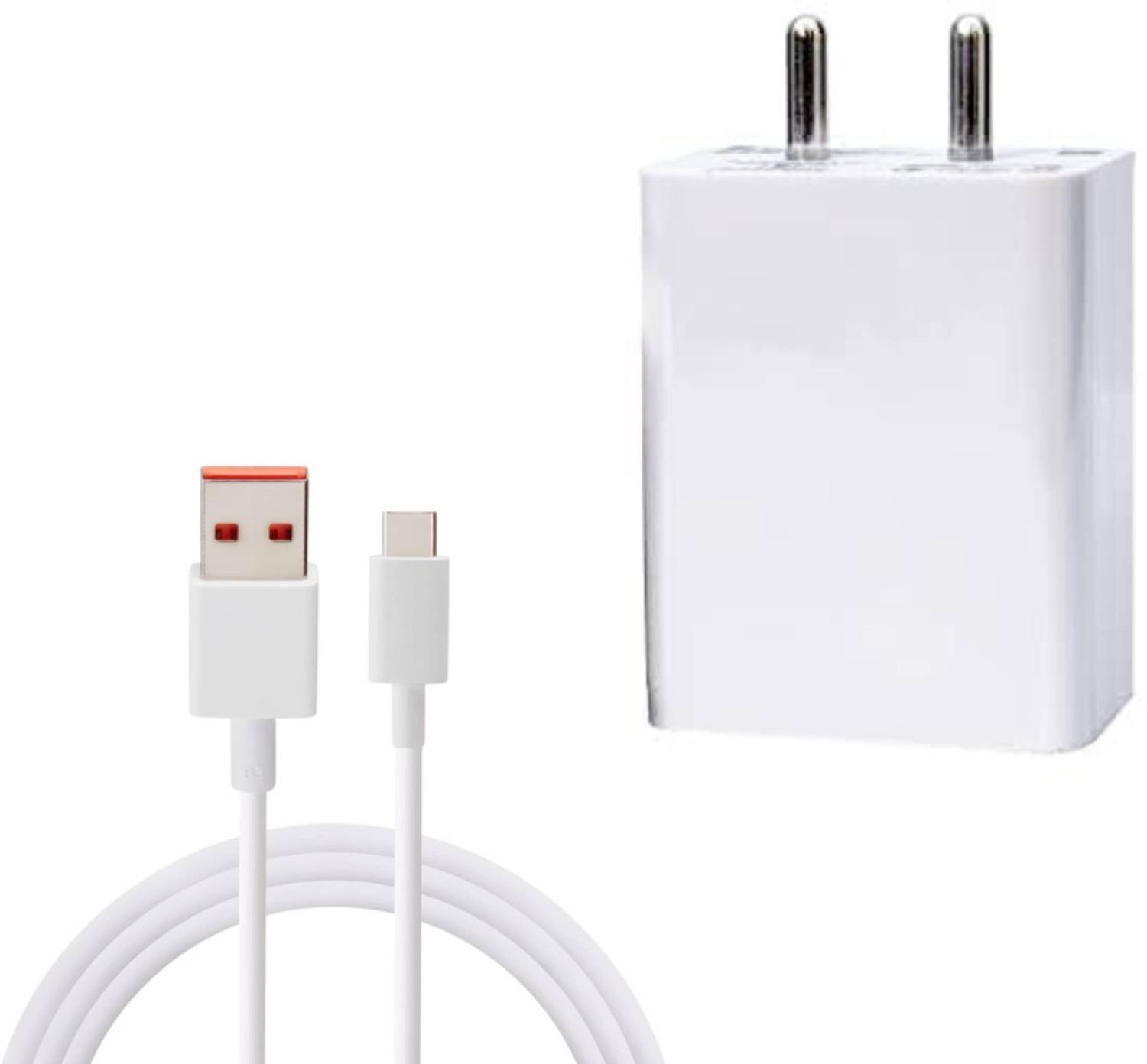 TECHVIQQ 33 W SonicCharge 3 A Wall Charger for Mobile with Detachable Cable