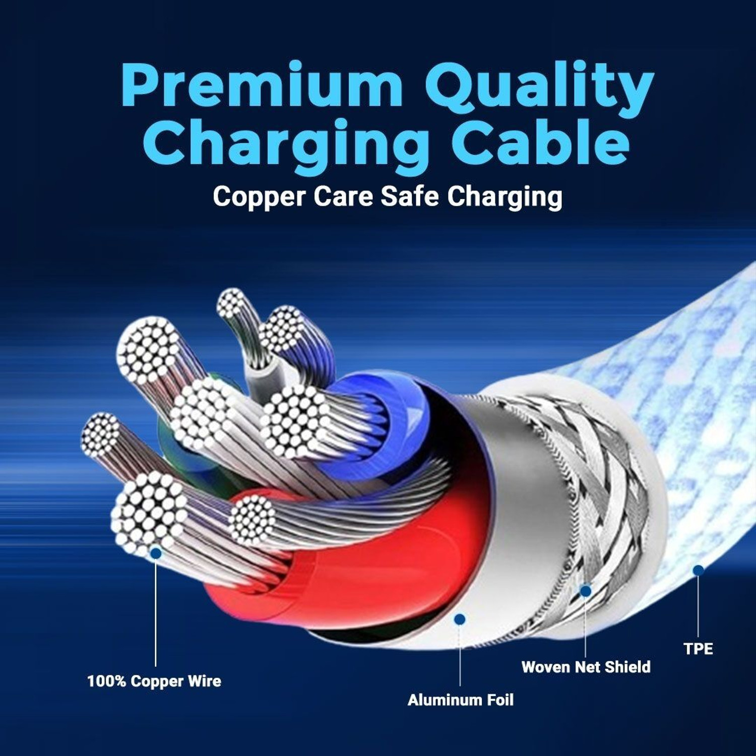 Image of MAK 33 W SuperVOOC 3.1 A Wall Charger for Mobile with Detachable Cable