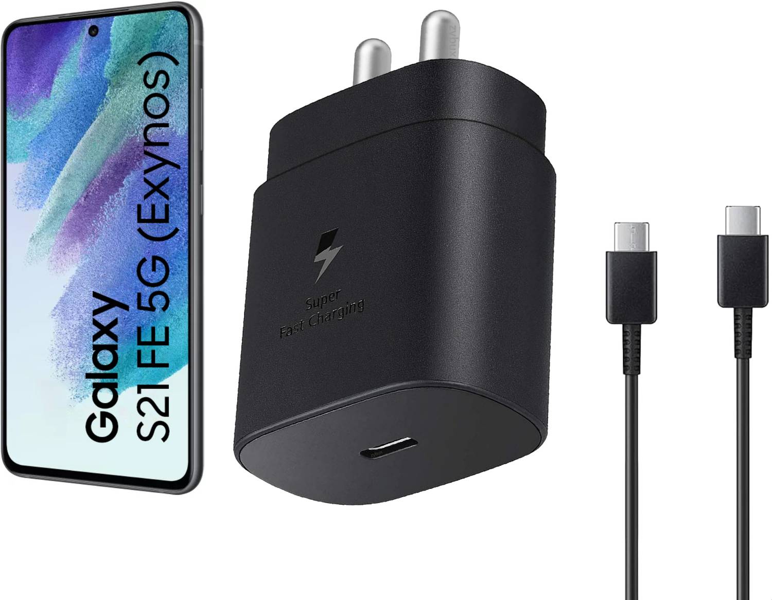 Zybux 25 W PD 3 A Wall Charger for Mobile with Detachable Cable