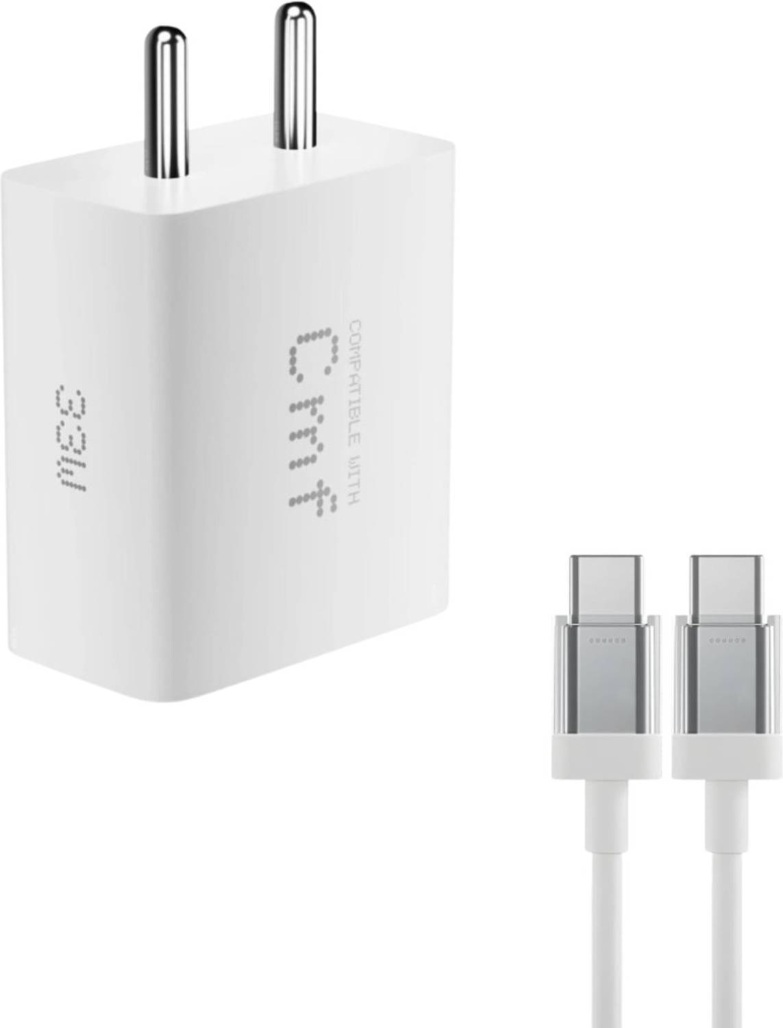 RORRY 33 W GaN 3 A Wall Charger for Mobile with Detachable Cable