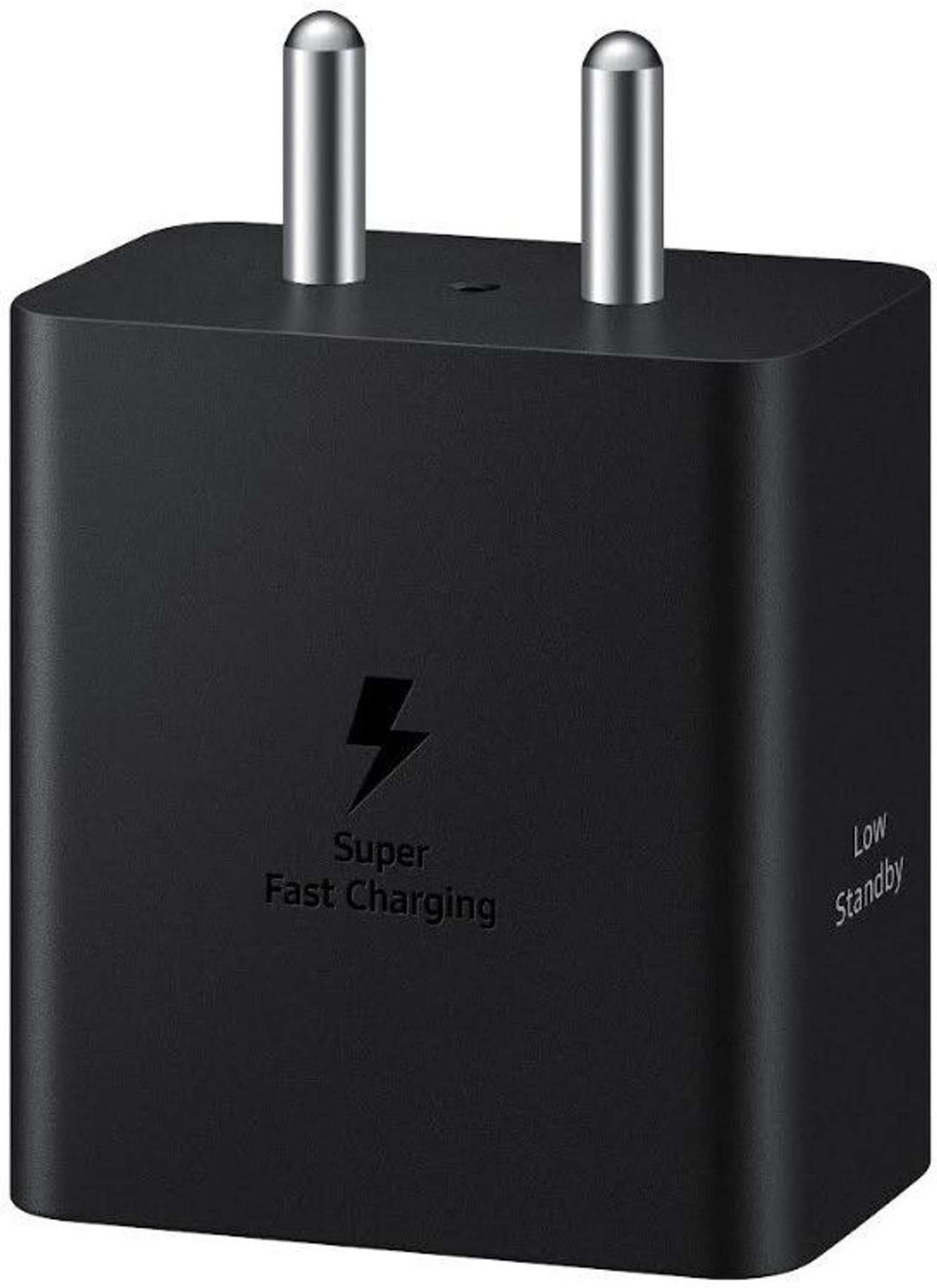 Image of samsung charger 45 W Adaptive Fast Charging 3 A Wall Charger for Mobile (Black)