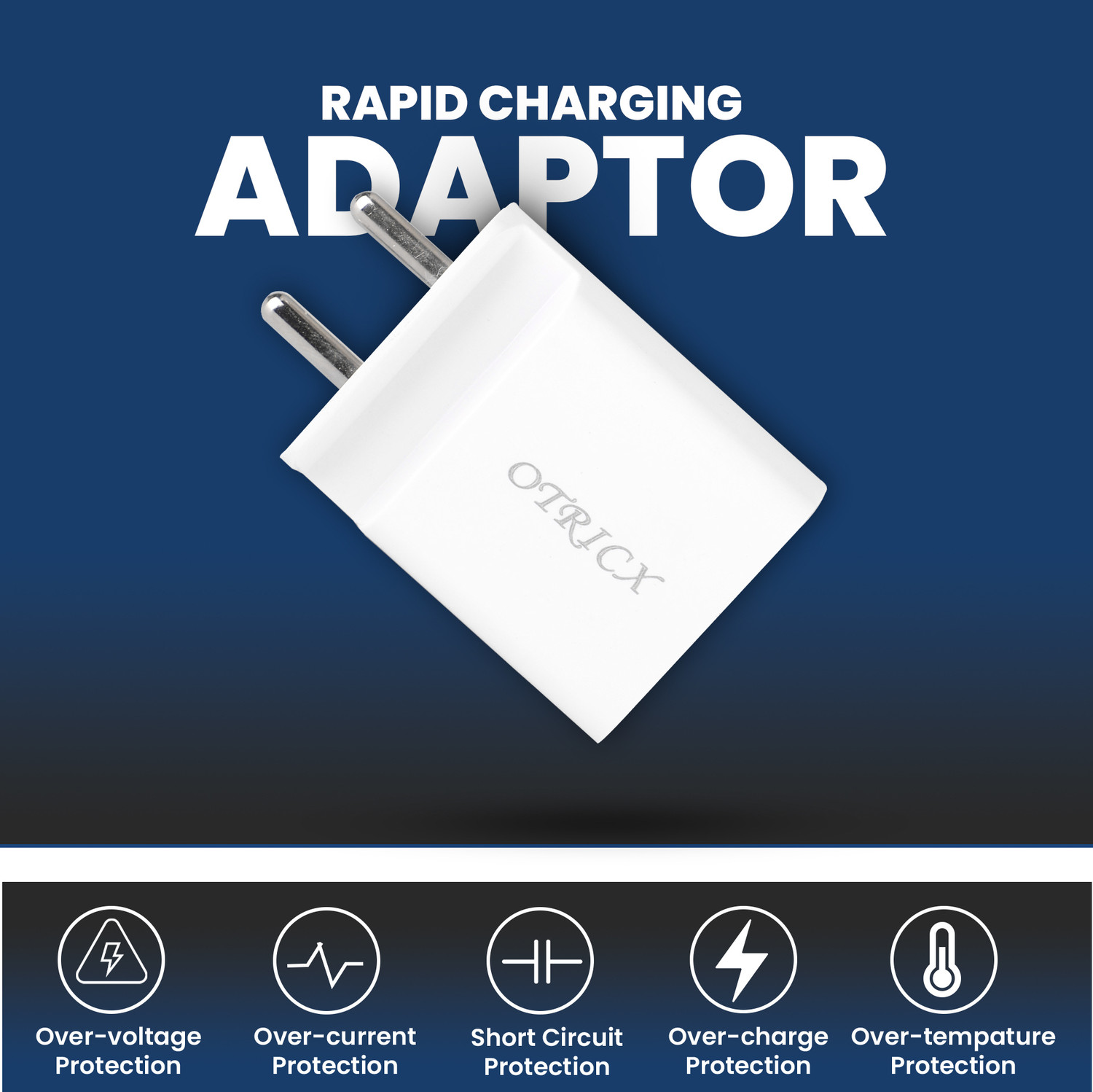 Image of otricx 15 W Quick Charge 3.6 A Wall Charger for Mobile