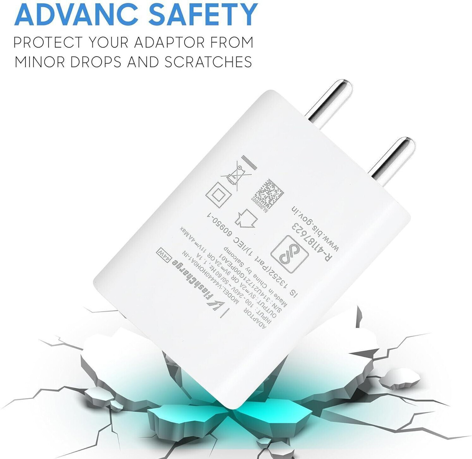 Image of Zybux 44 W Quick Charge 4 A Wall Charger for Mobile