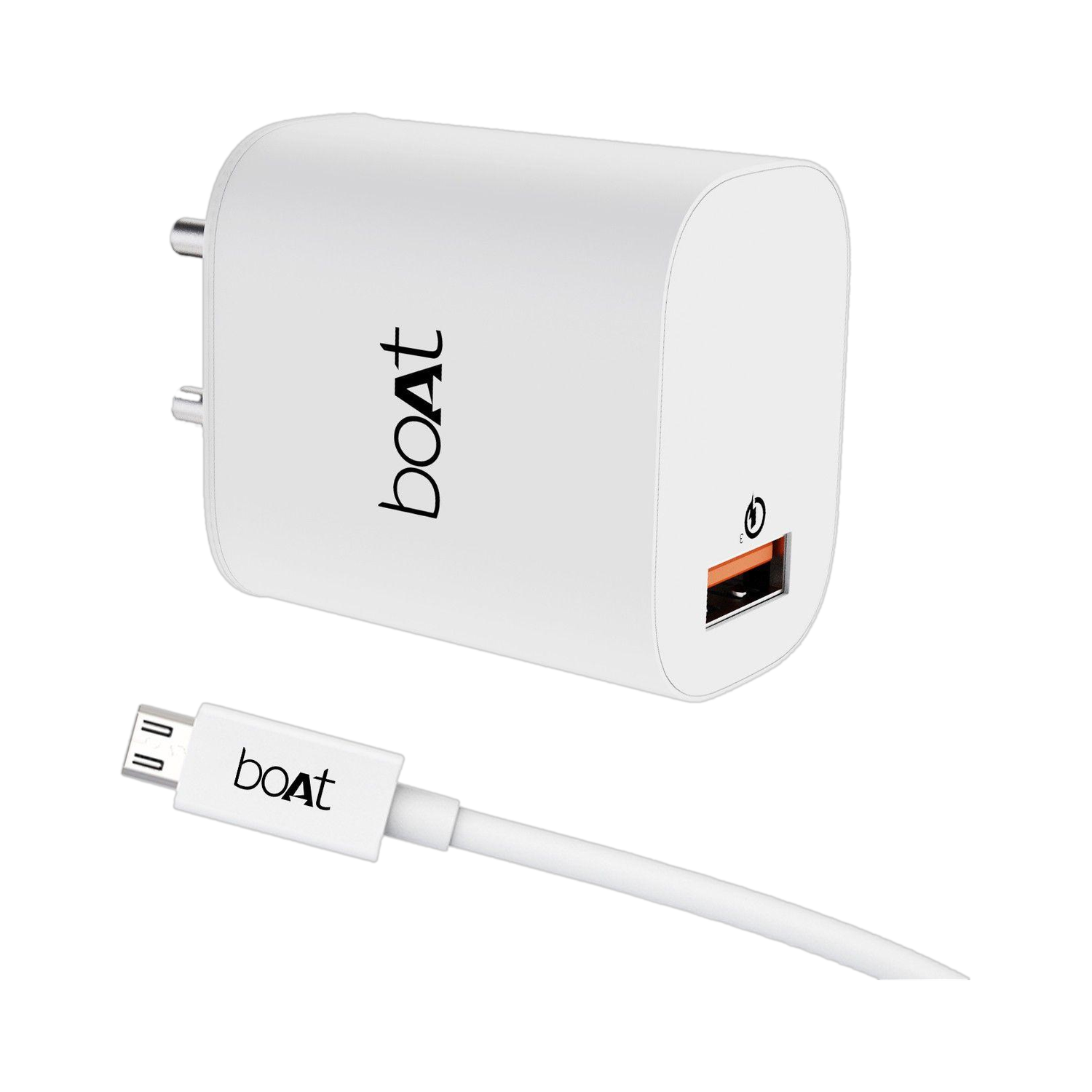 boAt 18 W Quick Charge 3 A Wall Charger for Mobile with Detachable Cable