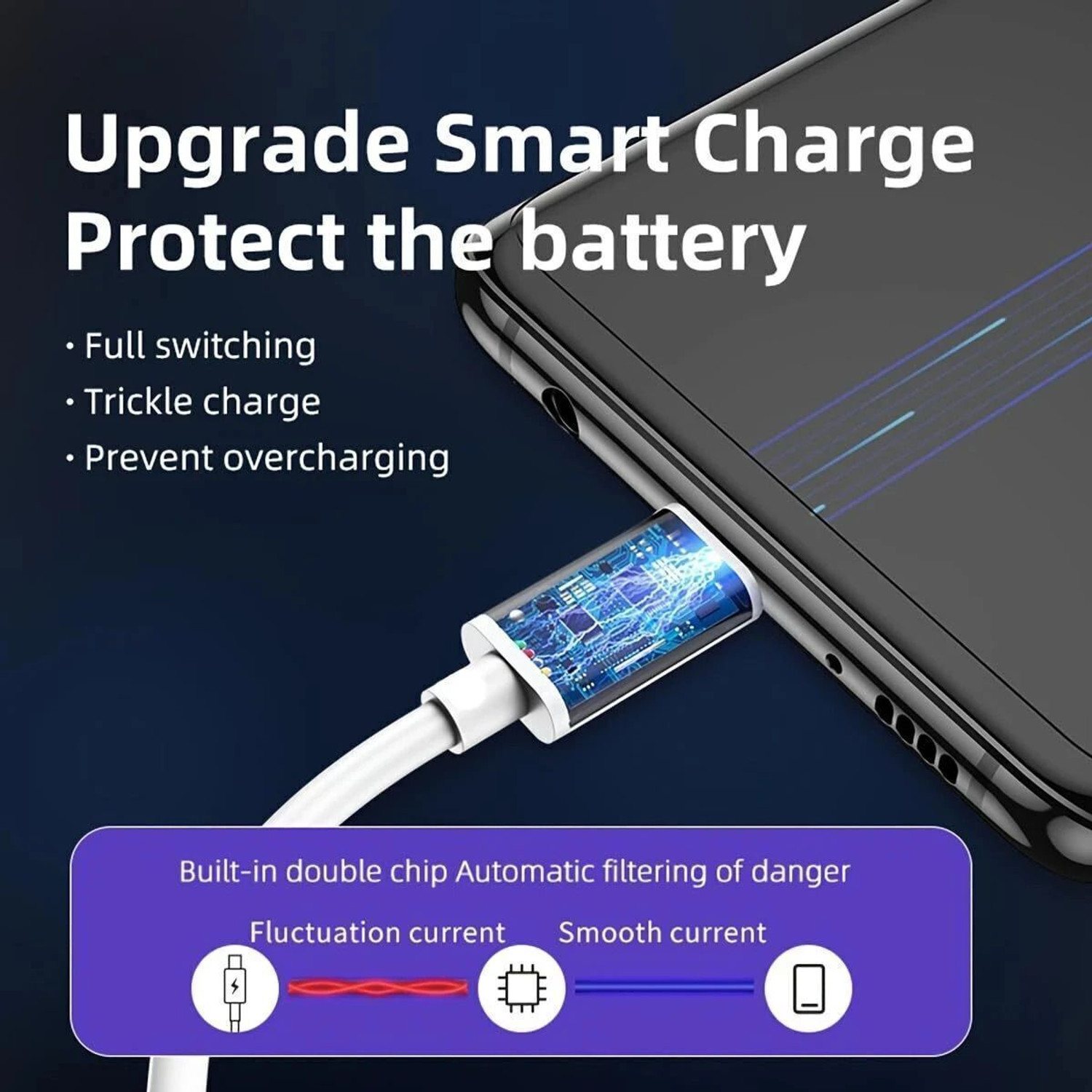 Image of vivo 80 W Quick Charge 7.3 A Wall Charger for Mobile with Detachable Cable