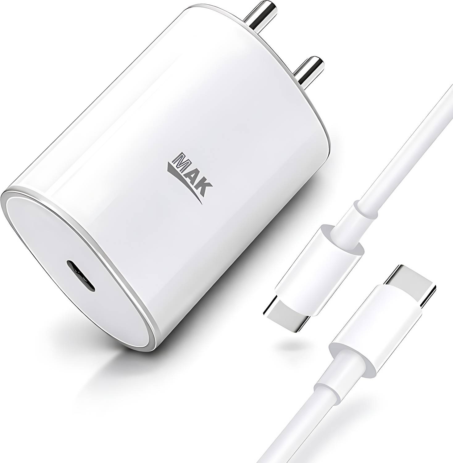 MAK 45 W PPS 3.1 A Wall Charger for Mobile with Detachable Cable
