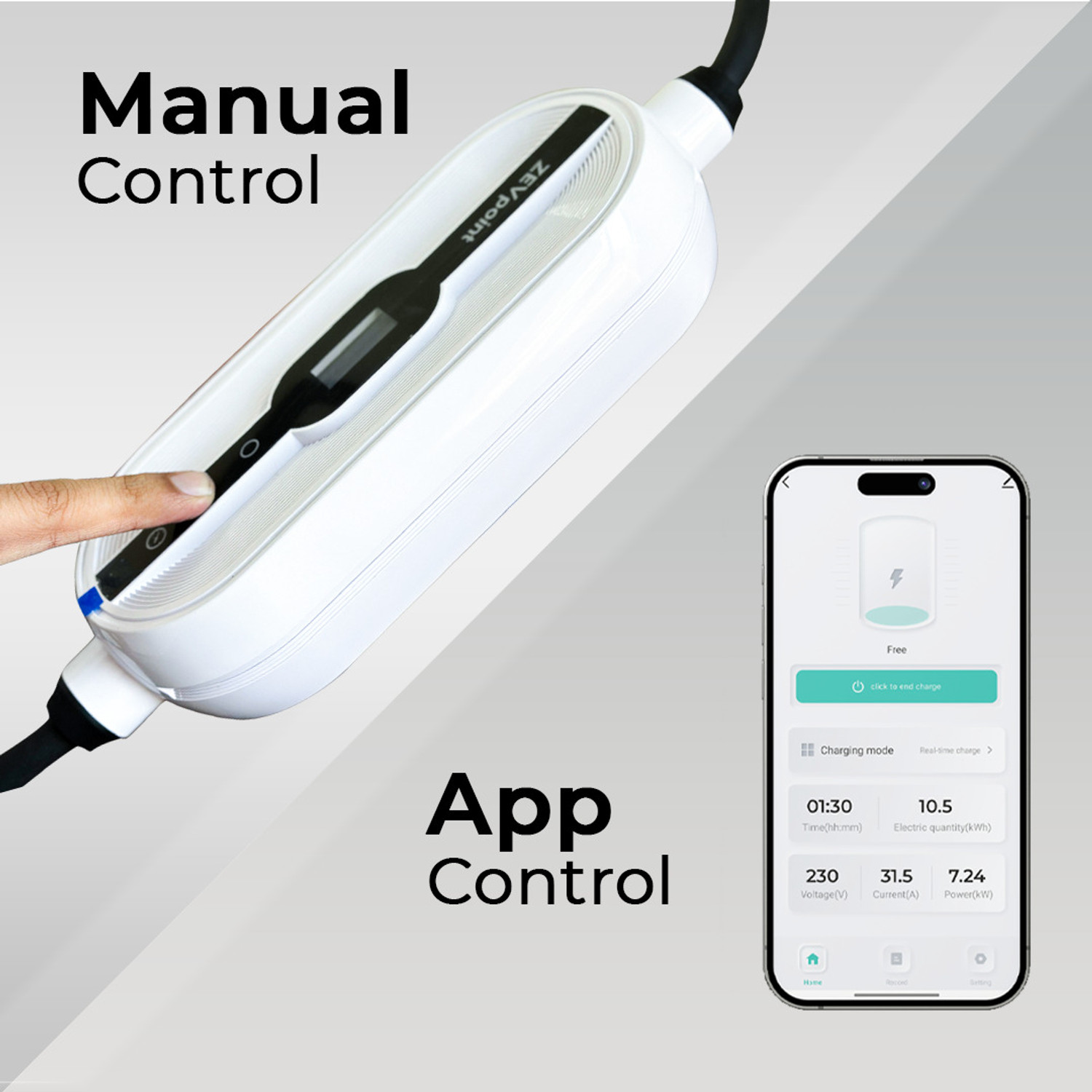 Image of zevpoint 7.5 KW 32 A Single Port E-Car Charger