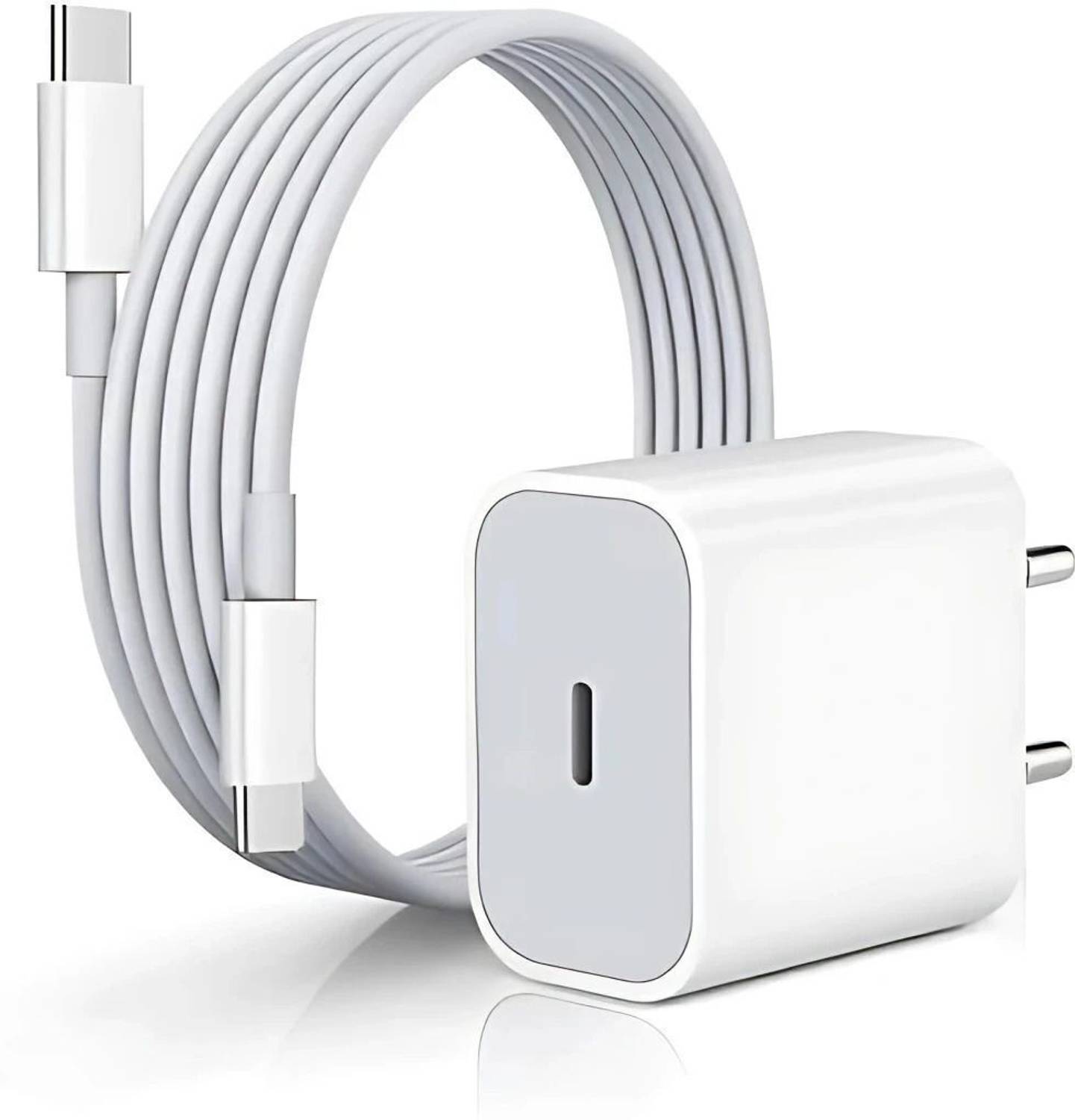 MAK 20 W 3 A Wall Charger for Mobile with Detachable Cable