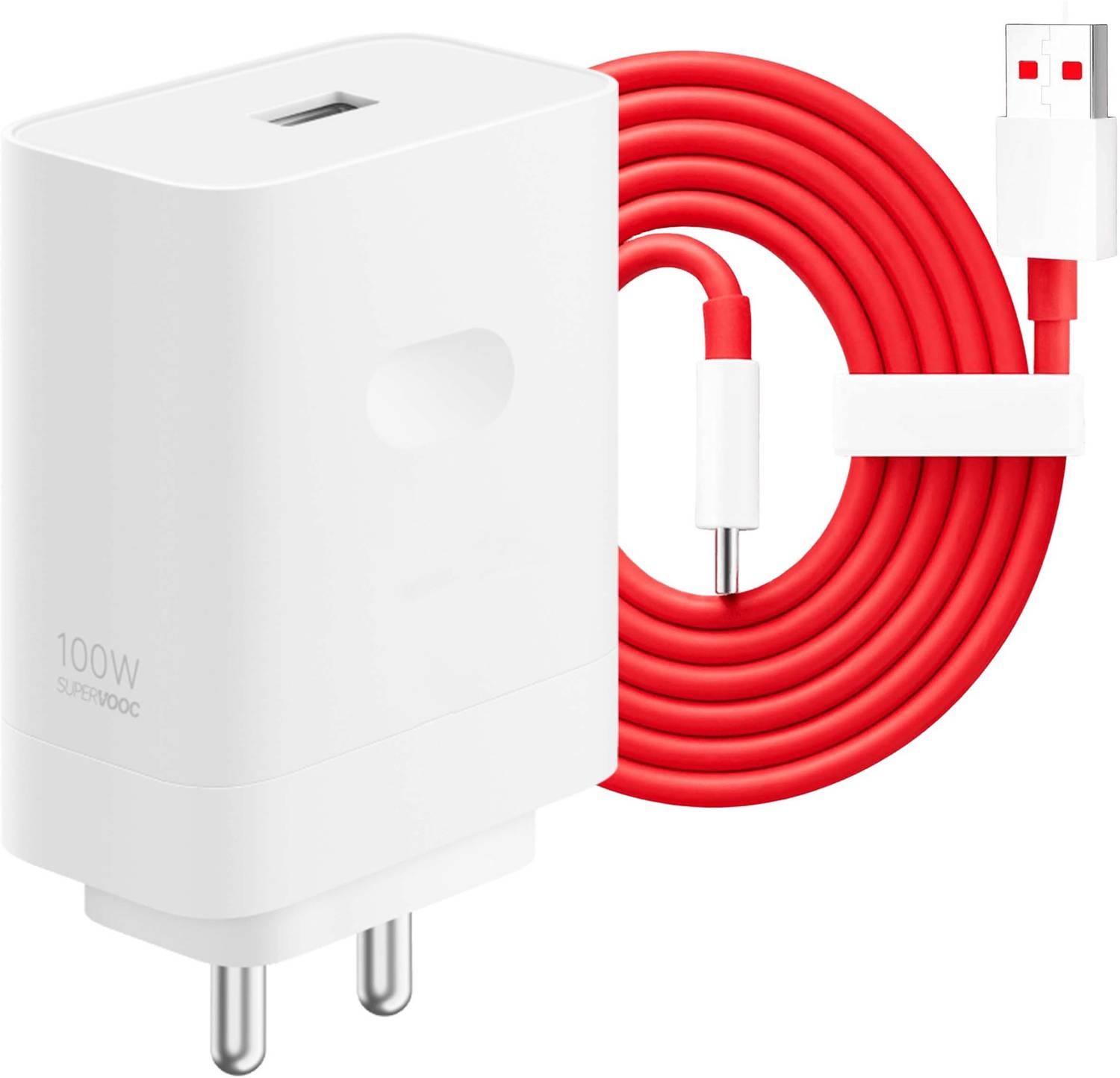 ChargHunt 100 W SuperVOOC 7 A Wall Charger for Mobile with Detachable Cable