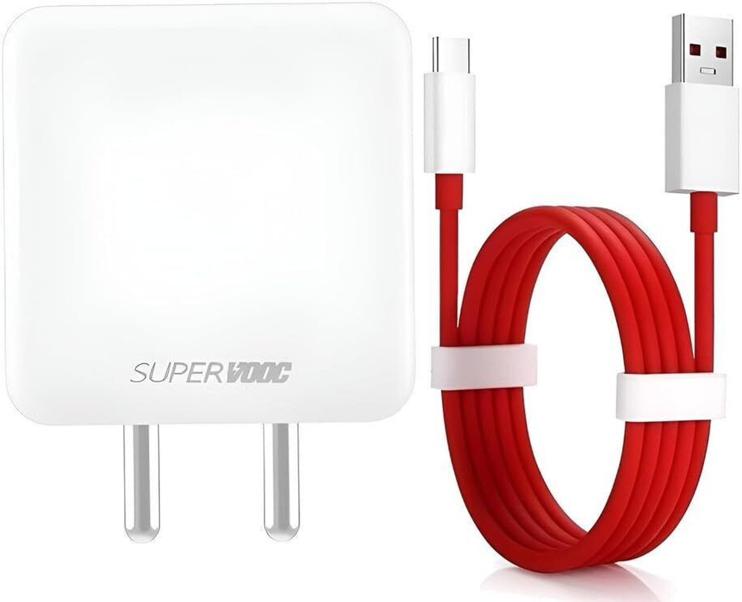 Image of MAK 33 W SuperVOOC 3.1 A Wall Charger for Mobile with Detachable Cable