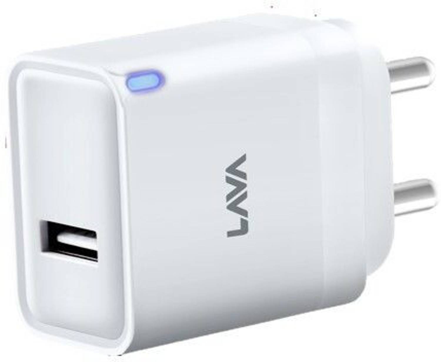 LAVA 12 W Quick Charge 2.4 A Wall Charger for Mobile with Detachable Cable