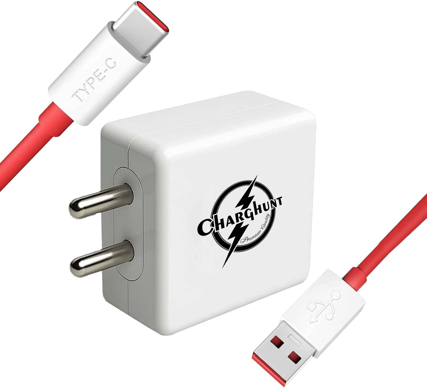 ChargHunt 85 W Supercharge 7.3 A Wall Charger for Mobile with Detachable Cable
