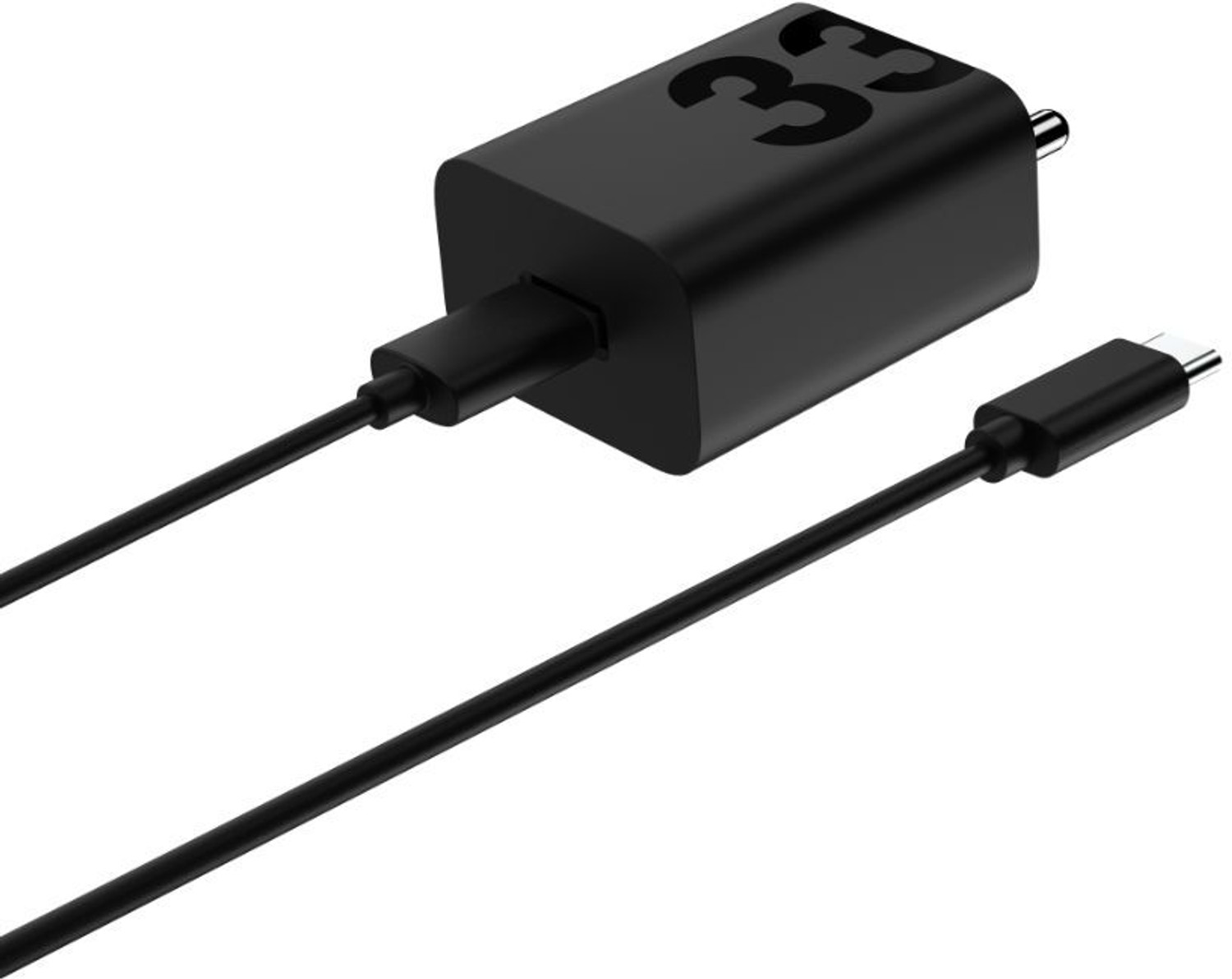 Image of MOTOROLA 33 W TurboPower 3.0 3 A Single Port Mobile Charger with Detachable Cable
