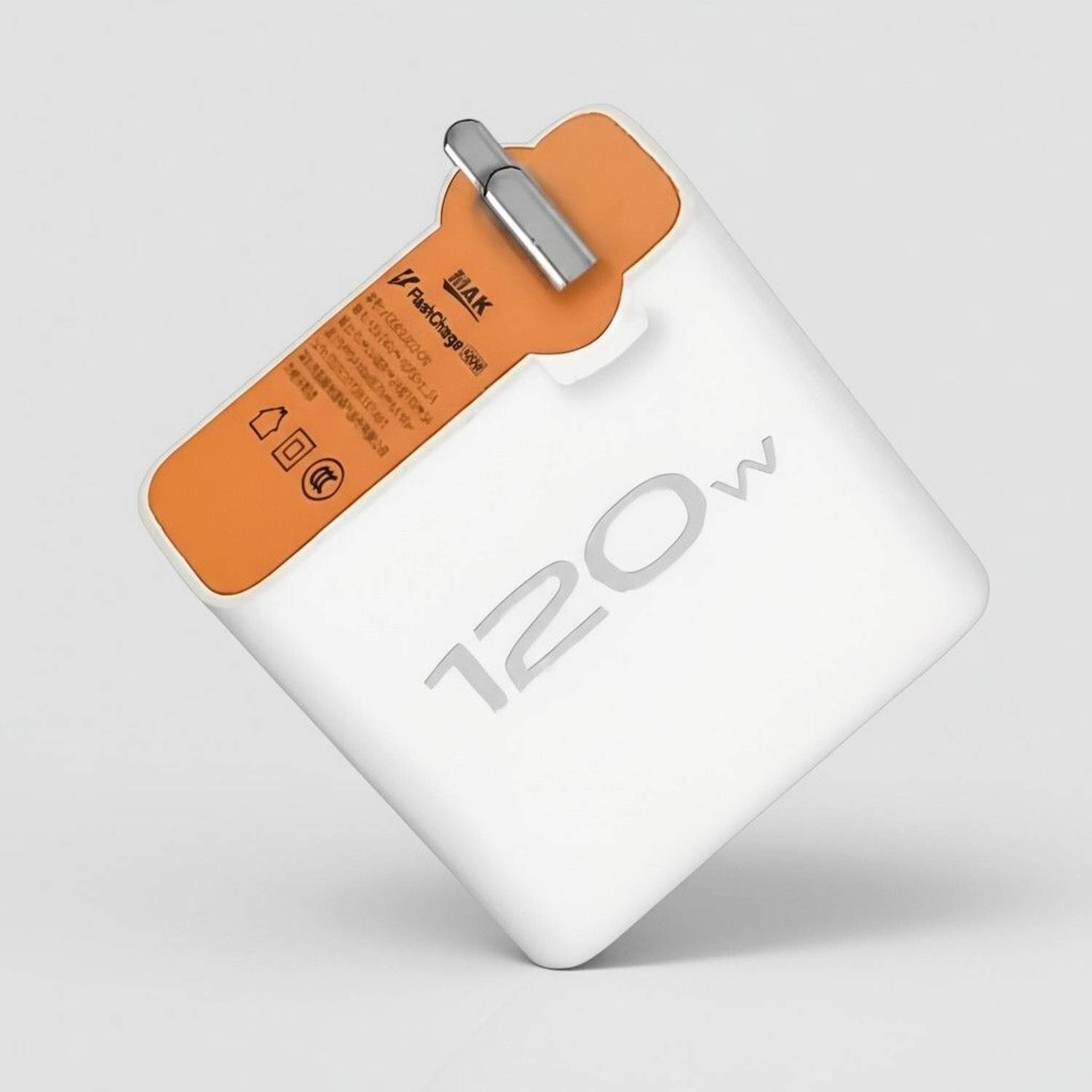 Amozkart 120W Quick Charge 6A Wall Charger White - Image 1