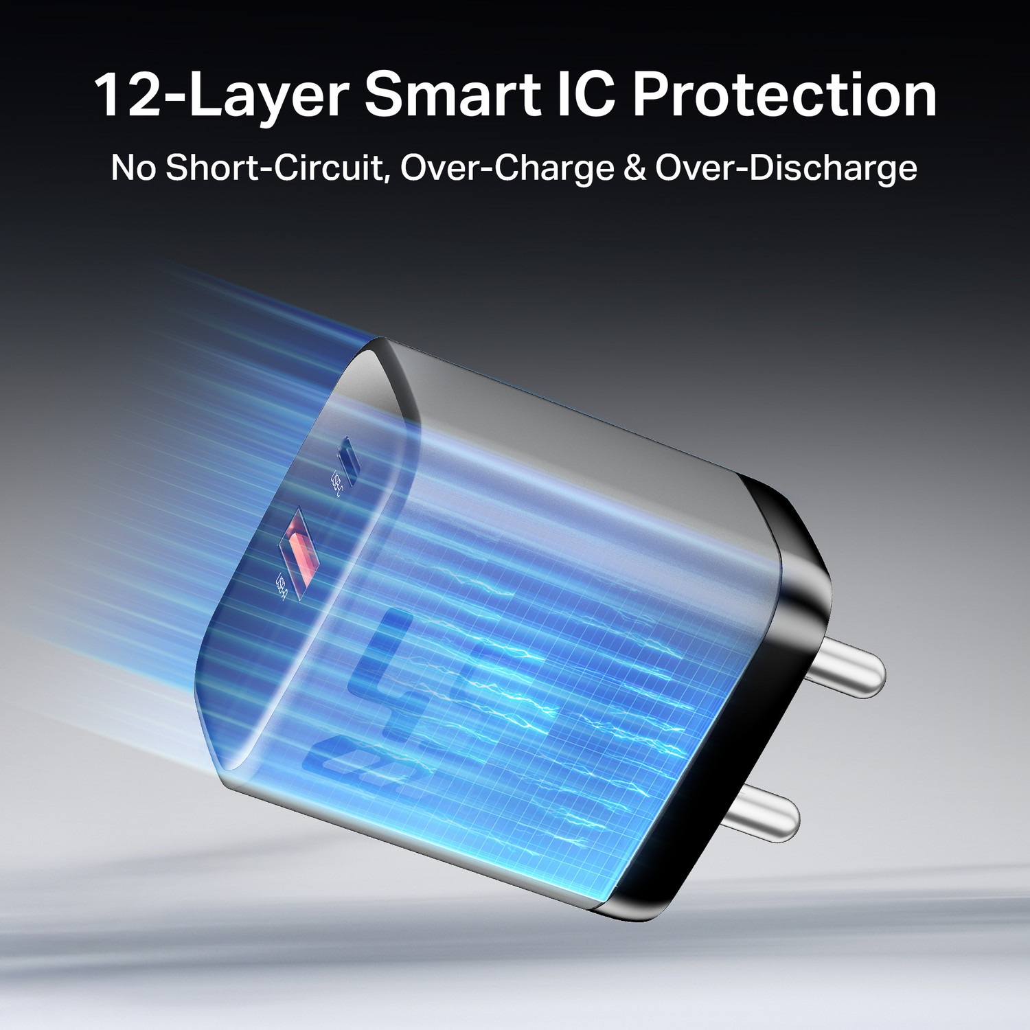 Image of boAt 45 W GaN 3 A Wall Charger for Mobile with Detachable Cable