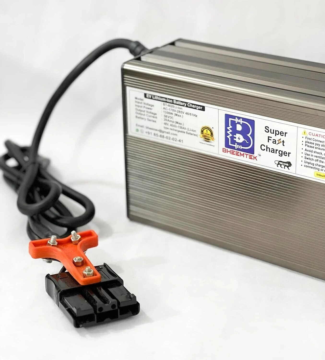 Image of bheemtek Supercharge 20 A SMPS Charger for E-Bike with Detachable Cable