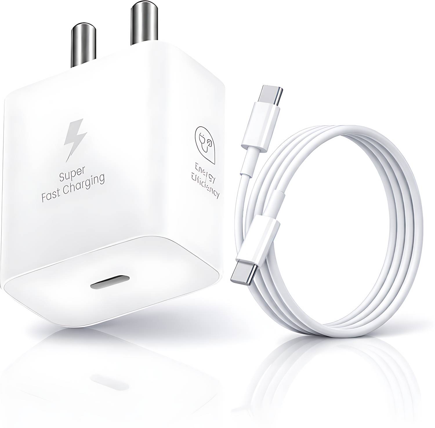 MAK 25 W Supercharge 3 A Wall Charger for Mobile with Detachable