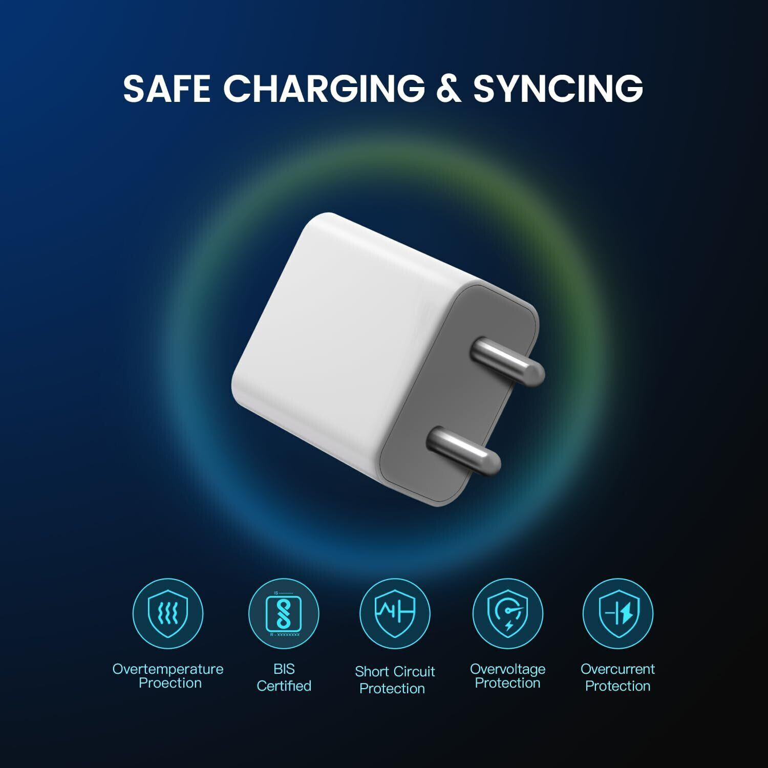 Image of DeperAI 25 W GaN 3 A Wall Charger for Mobile (White)