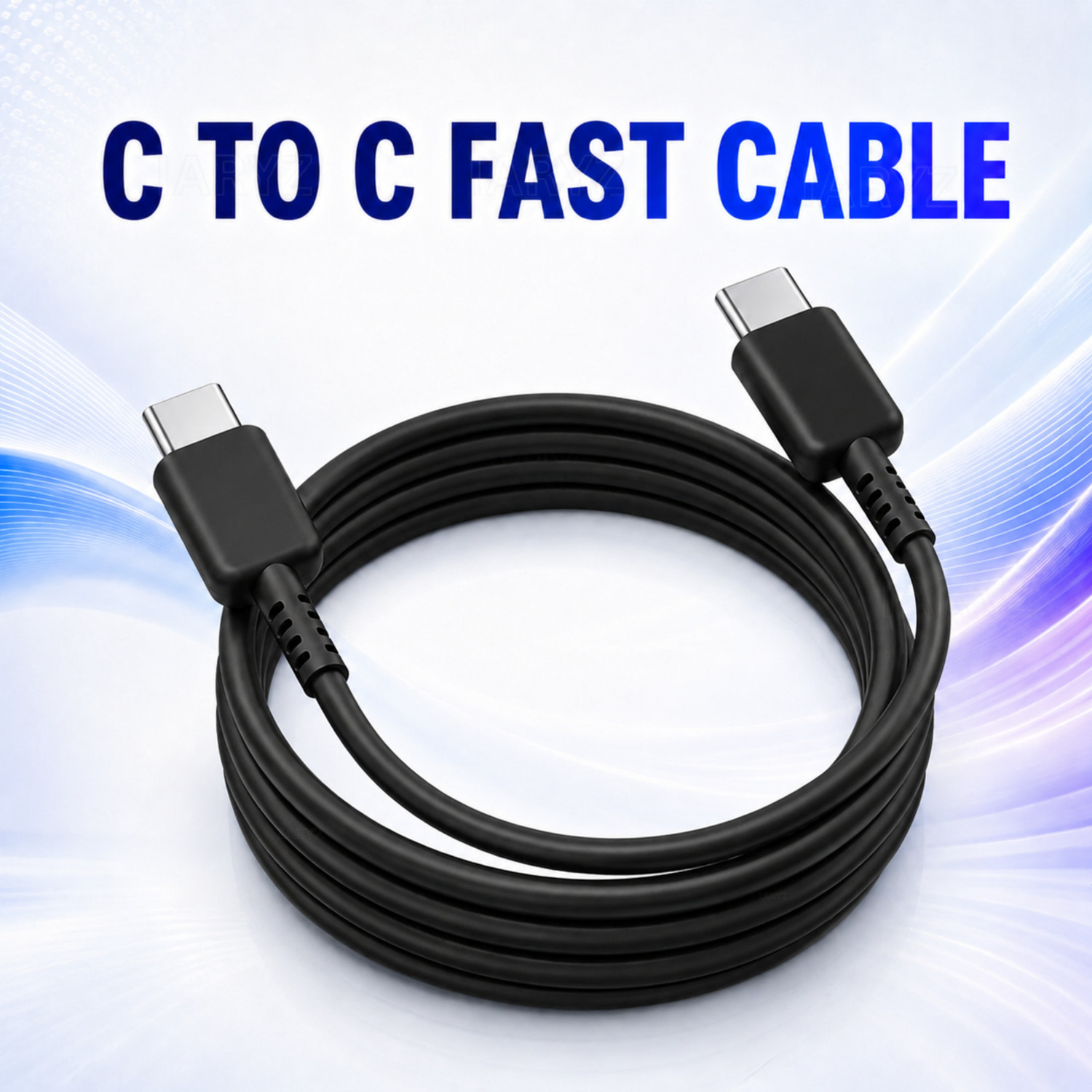 Image of ECNANIF ORIGINAL 45 W PD 4 A Single Port Mobile Charger with Detachable Cable (Compatible with Samsung Phone A36 5G / A26 5G, Black)