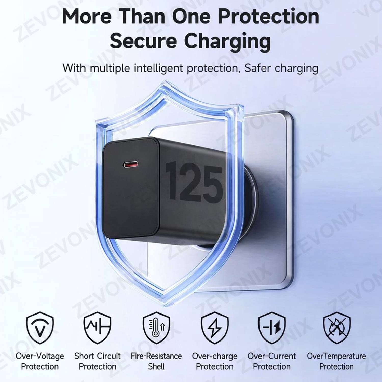 Amozkart 125W TurboPower 3.0 10A Wall Charger - Image 2