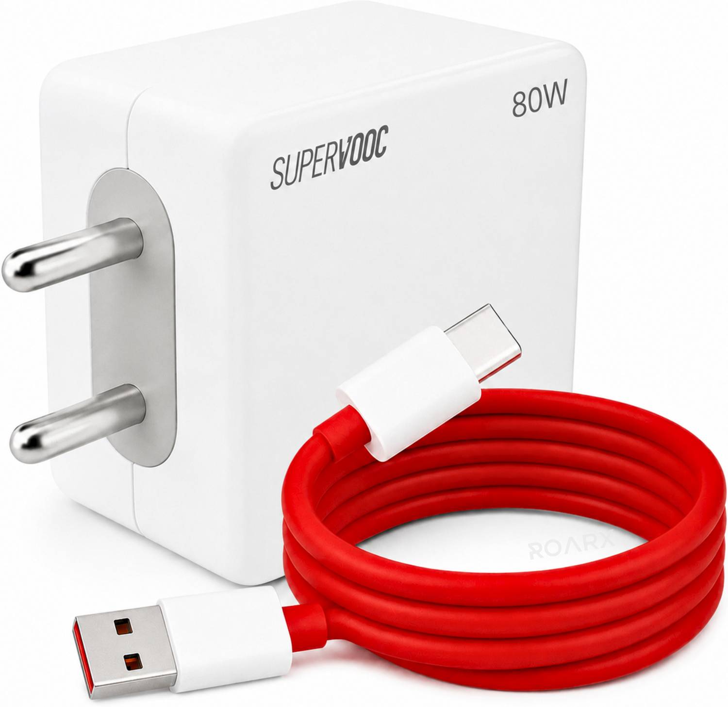 TechBlaze 80 W SuperVOOC 7.3 A Wall Charger for Mobile with Detachable Cable - TechBlaze : Flipkart.com