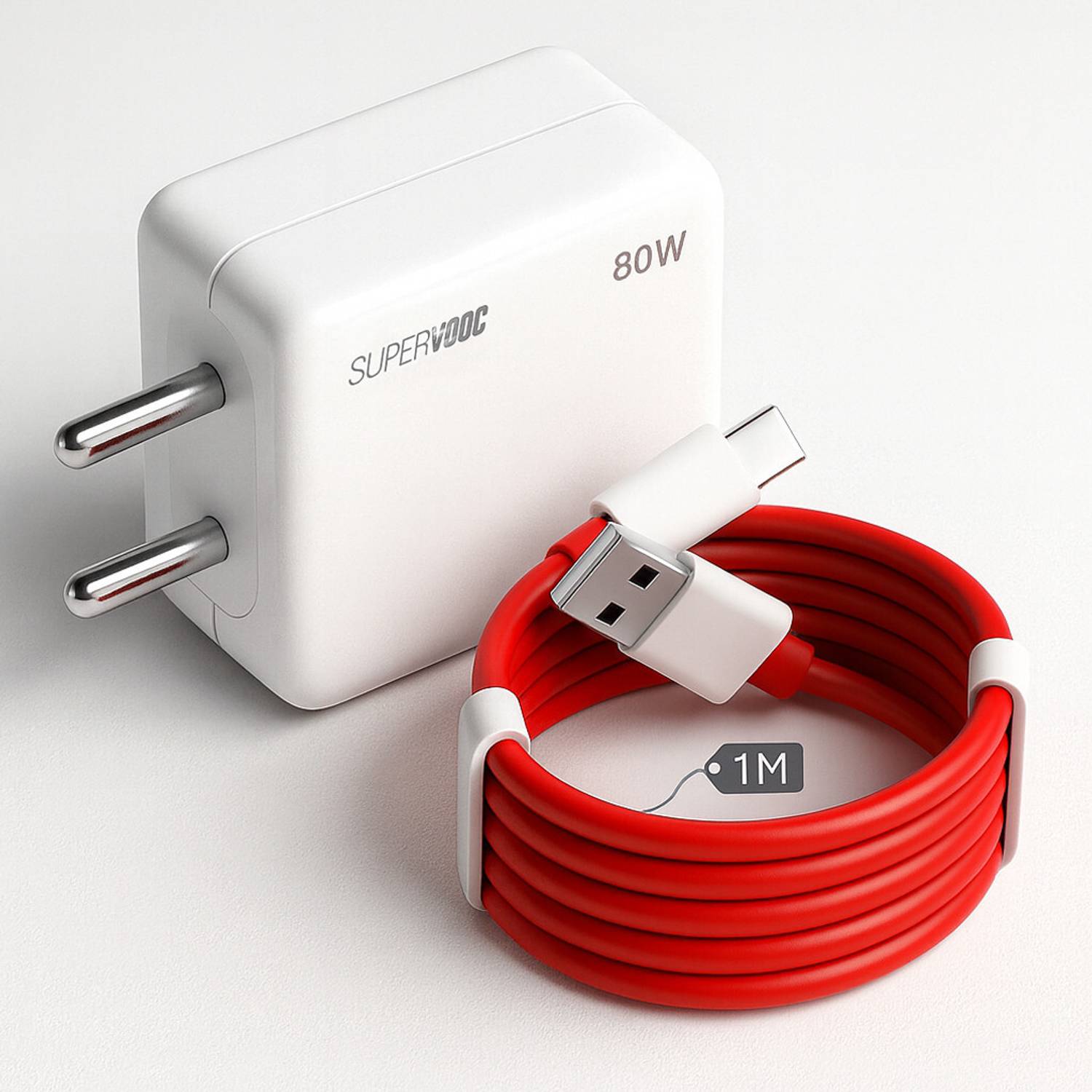 shopbucket 65 W SuperVOOC 4 A Wall Charger for Mobile with Detachable Cable