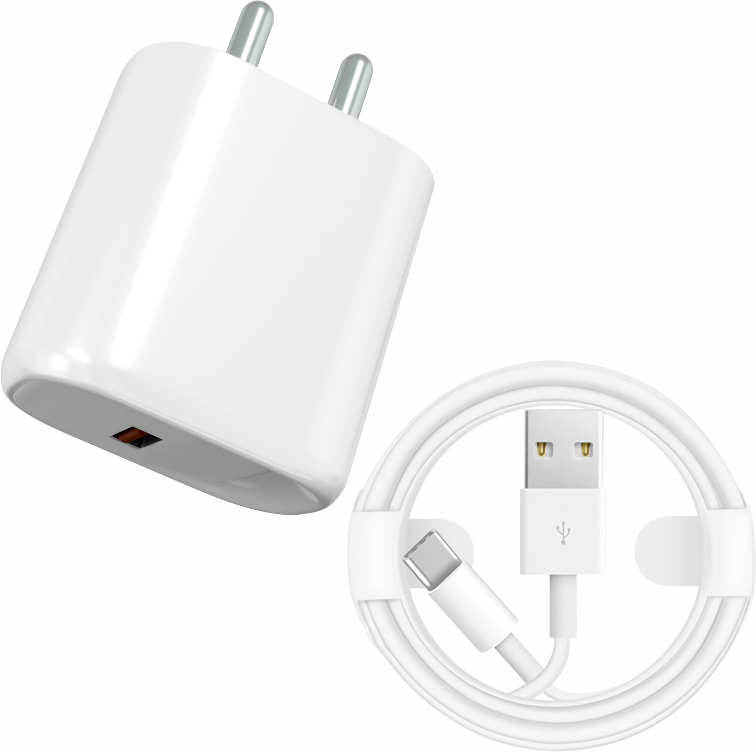 Image of AMS 18W quick charge,Wall Charger with Charging Adapter Travel Fast charging 3 A Mobile Charger with Detachable Cable