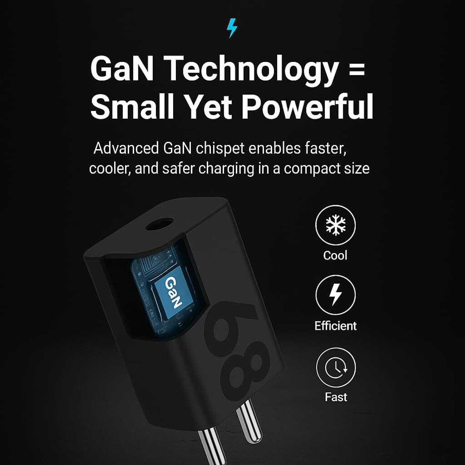 Image of revoltix 68 W TurboPower 3.0 7 A Wall Charger for Mobile with Detachable Cable