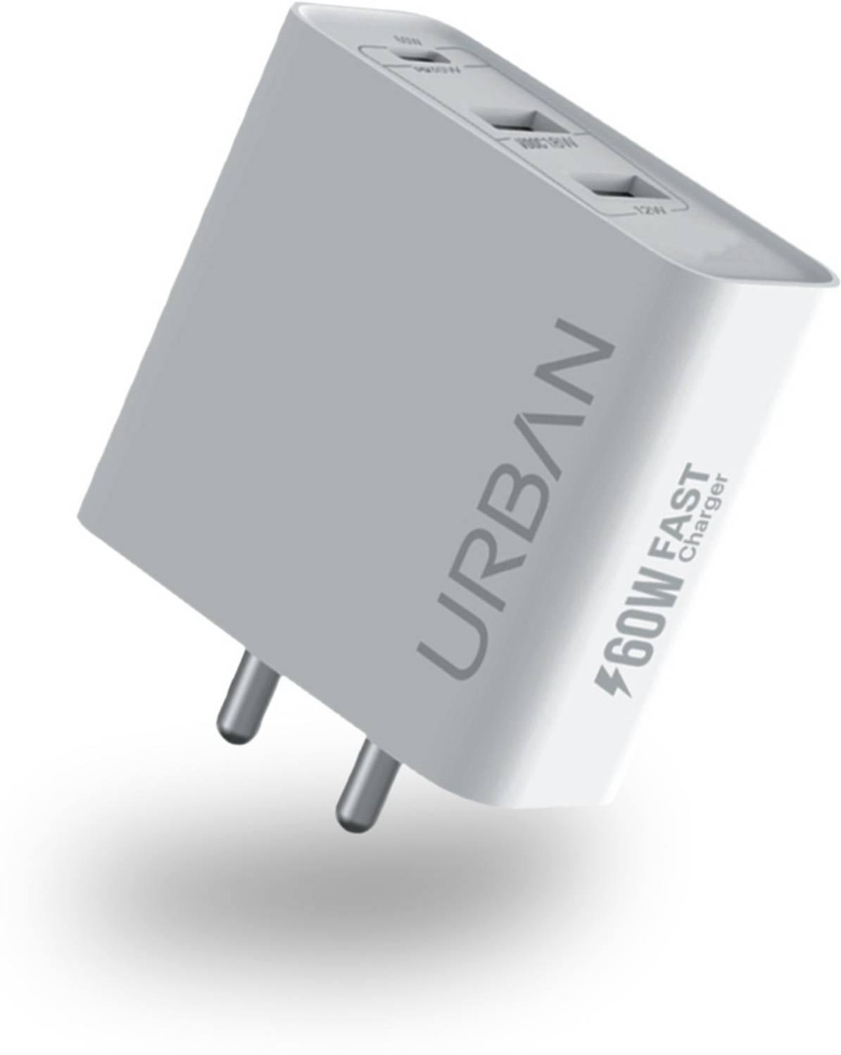 Urban 60 W VOOC 12 A Multi-pin Wall Charger for Mobile with Detachable Cable