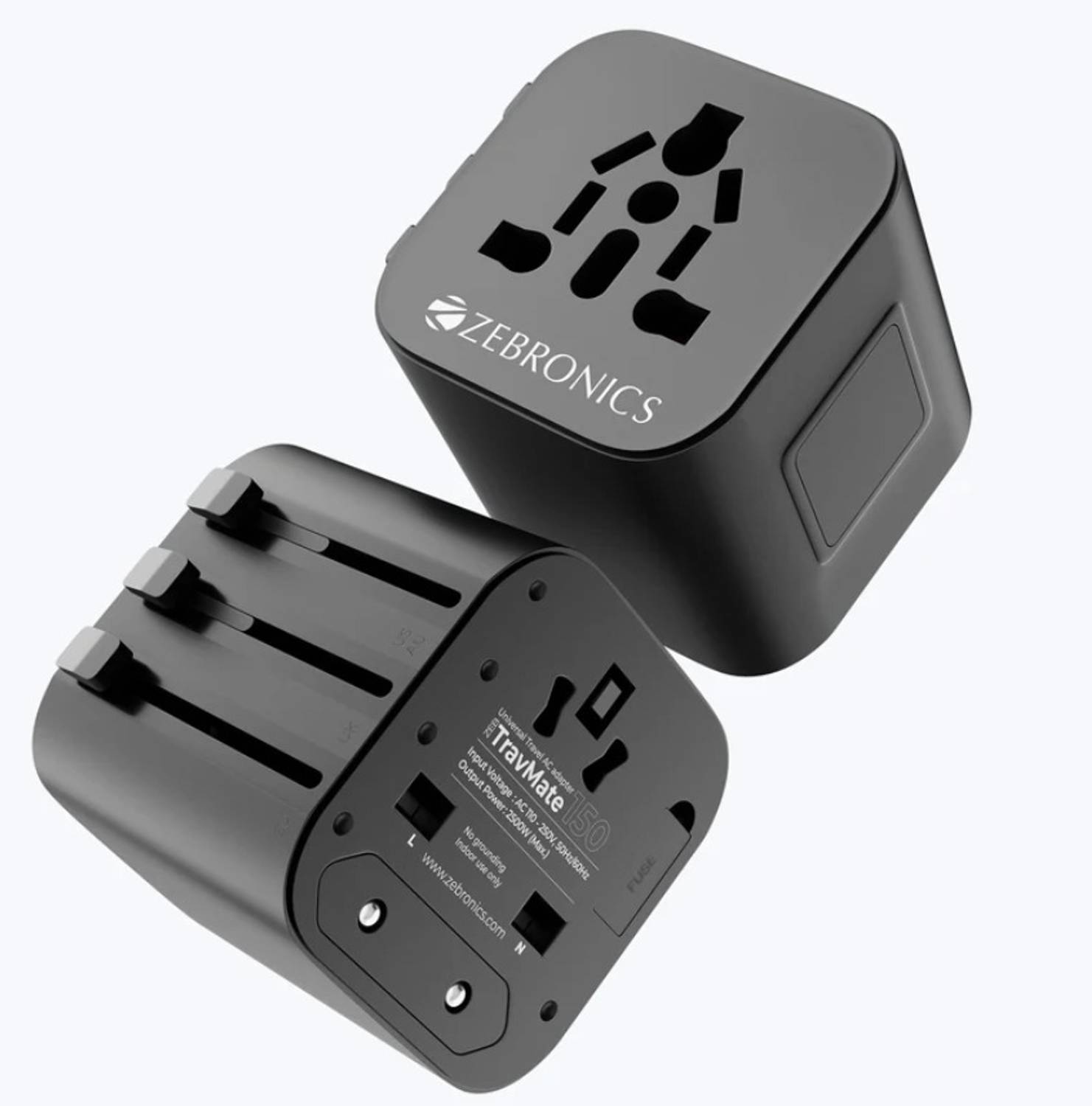 ZEBRONICS PD 10 A Multi-pin Wall Charger for Mobile with Detachable Cable