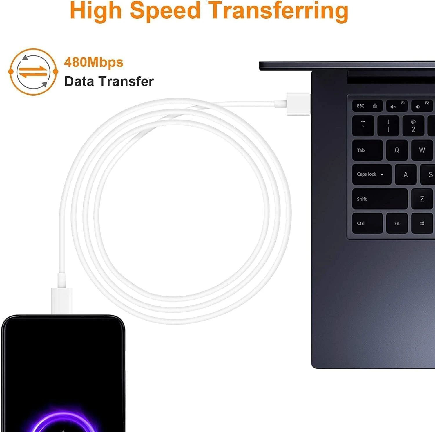 Image of OPPO 80 W SuperVOOC 7.3 A Wall Charger for Mobile with Detachable Cable