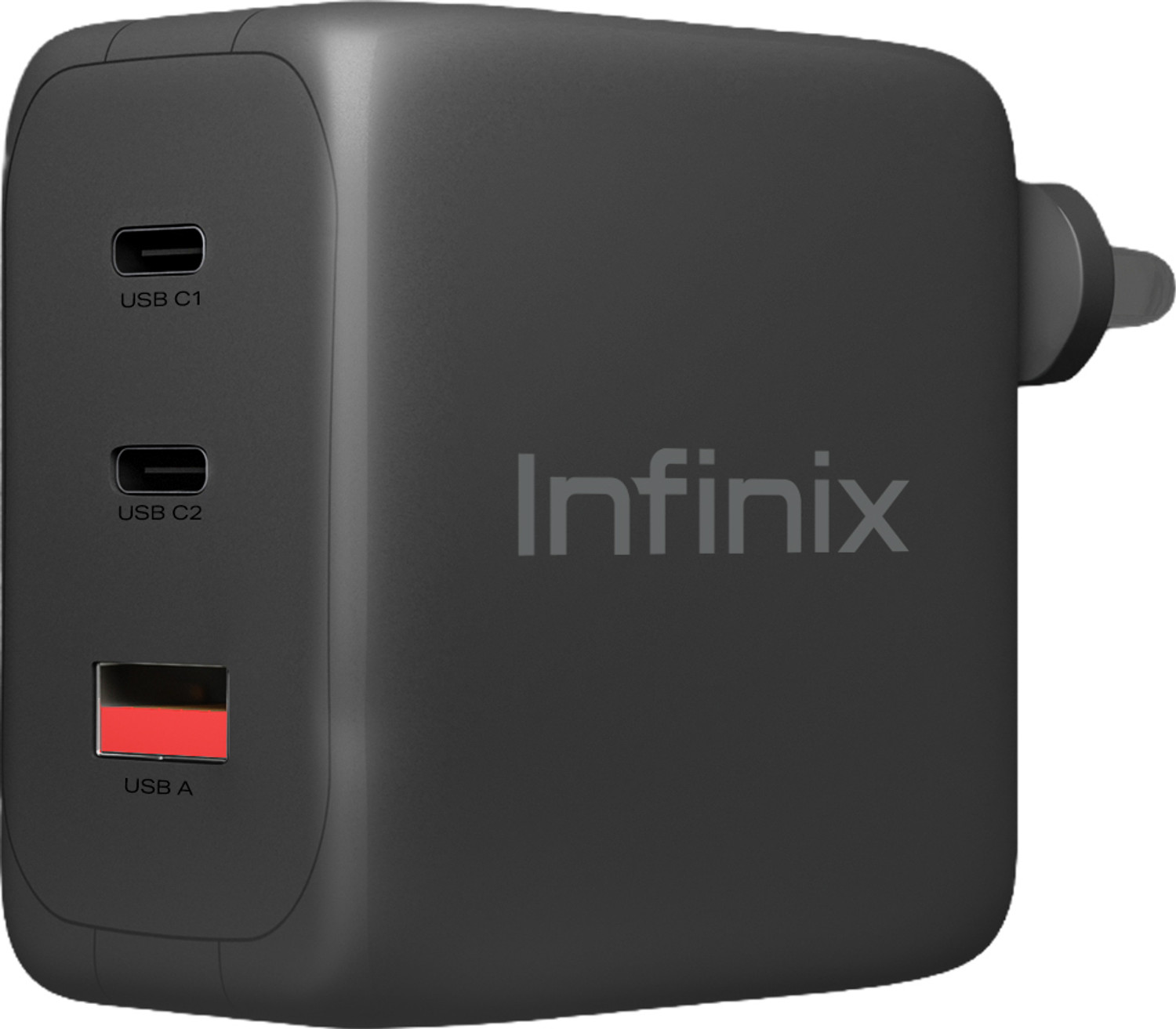Image of Infinix 65 W GaN 3.25 A 3 Port Mobile Charger